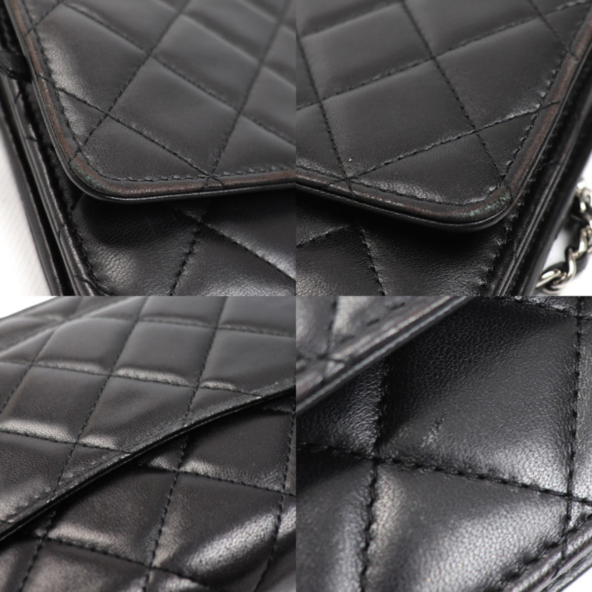 Chanel Black Leather Shoulder Bag (Pre-Owned)