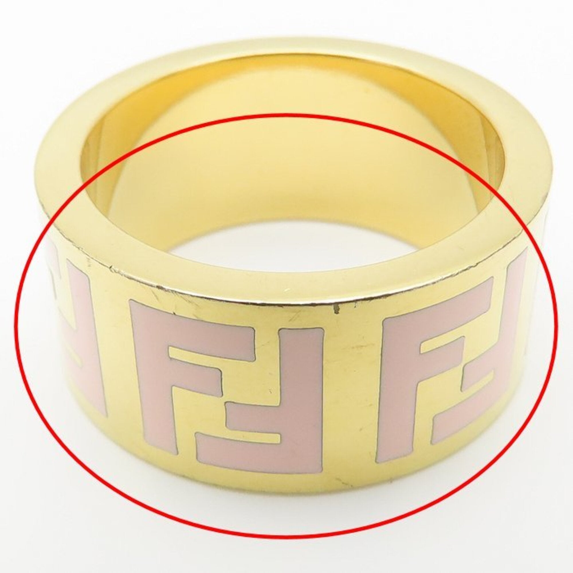 Fendi Enamel Band Ring (Pre-Owned)