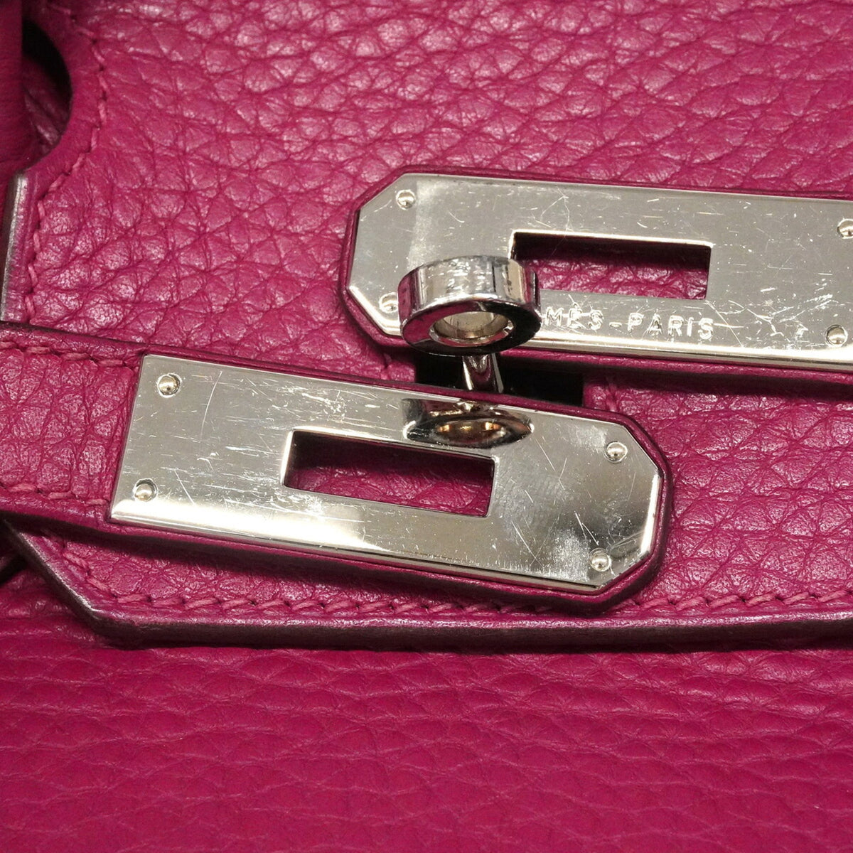 Hermes Tosca Taurillon Clemence Leather Handbag (Pre-Owned)