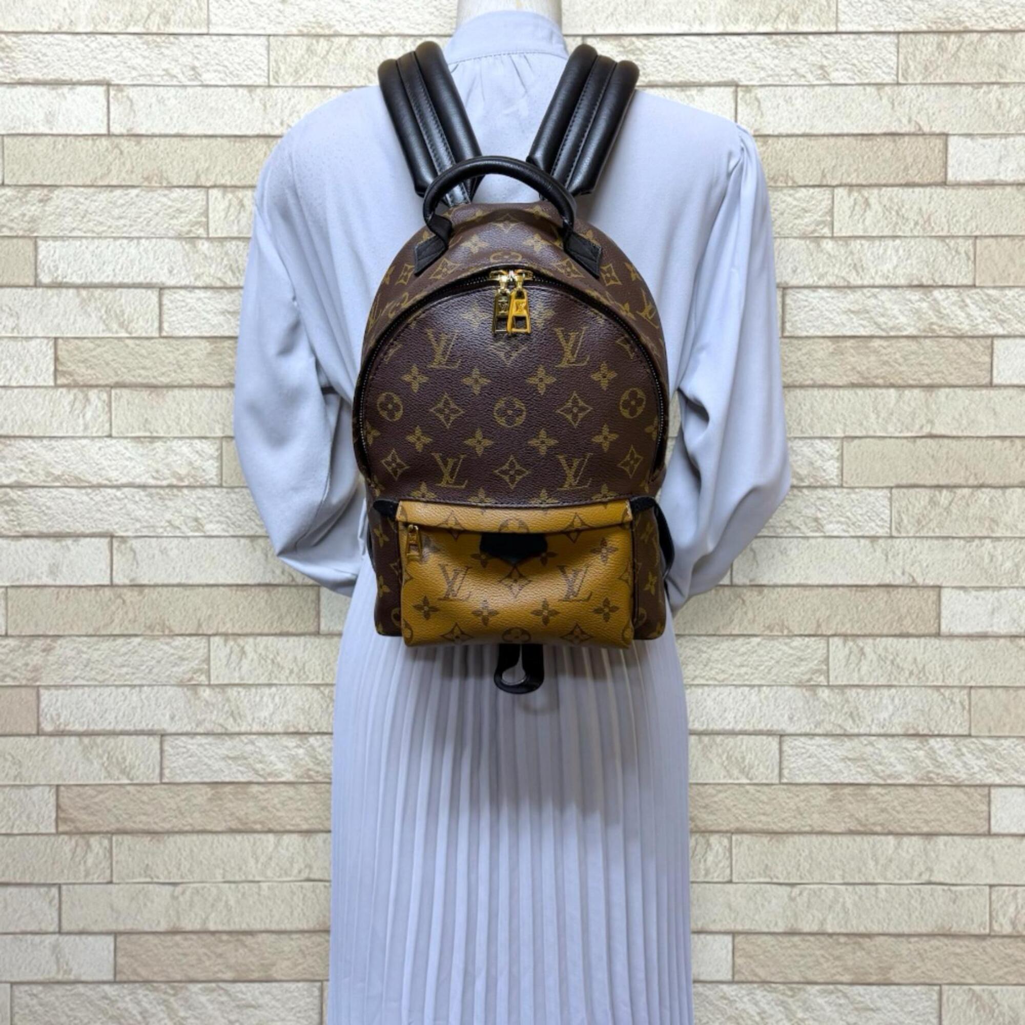 Louis Vuitton Monogram Brown Monogram Monogram Reverse Backpack (Pre-Owned)
