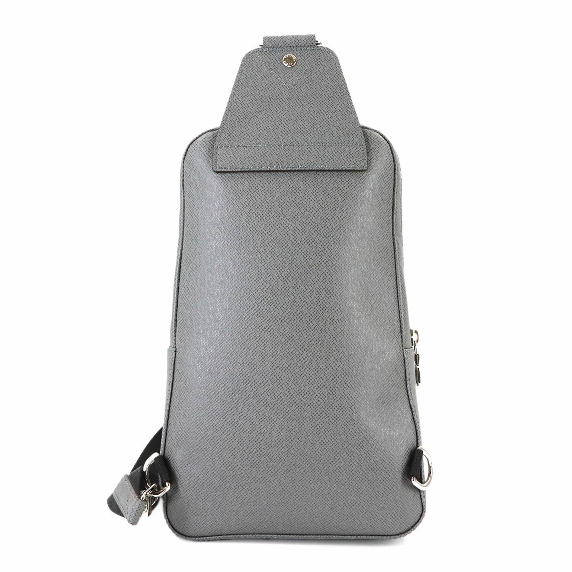 Louis Vuitton Gris Taiga Leather Leather Handbag Sling Bag (Pre-Owned)