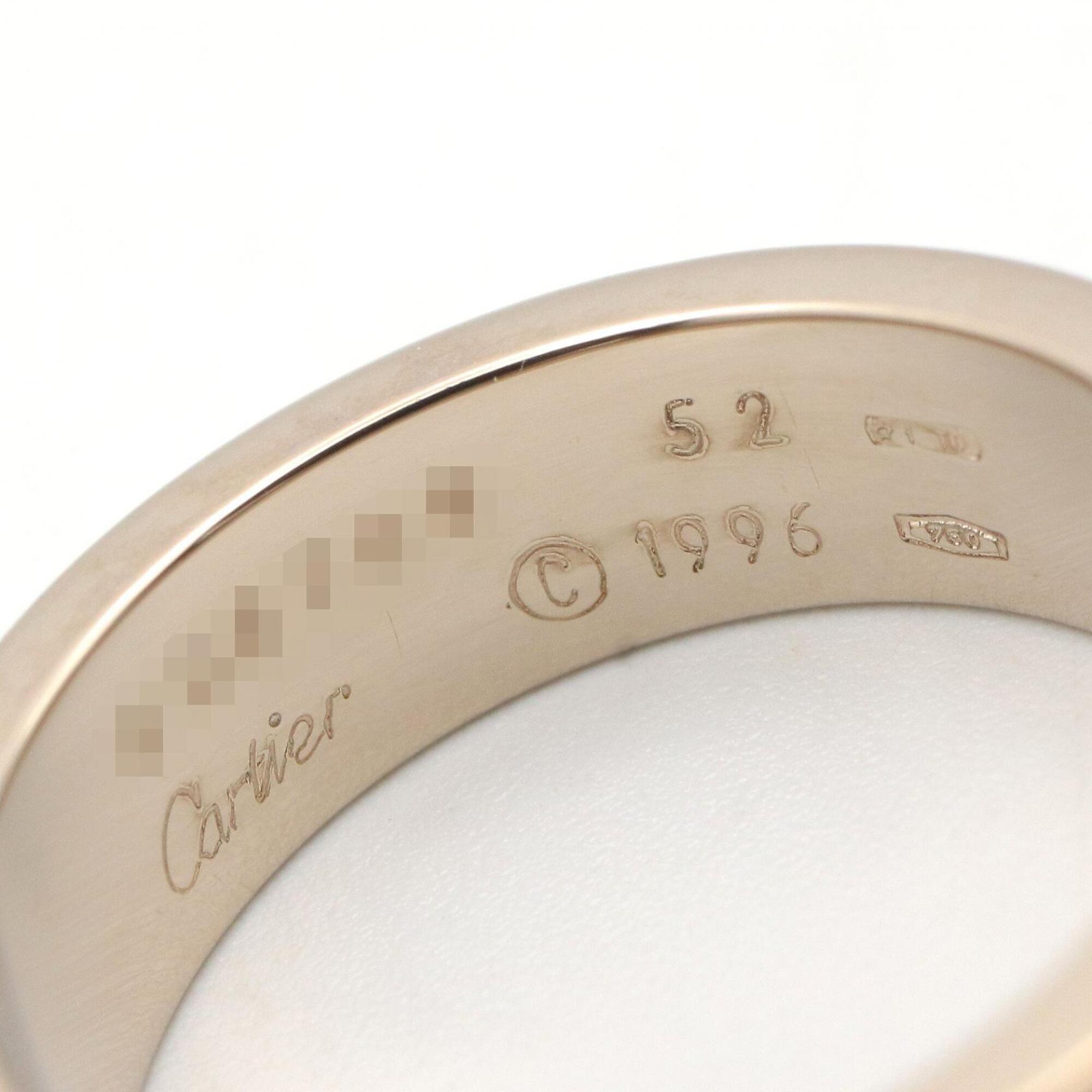 Cartier Silver White Gold (18K) Band Ring (Pre-Owned)