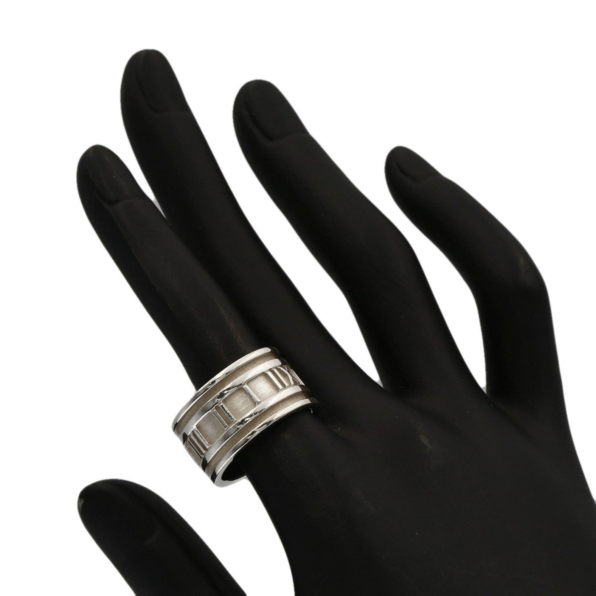 Tiffany Silver Silver Band Ring (Pre-Owned)