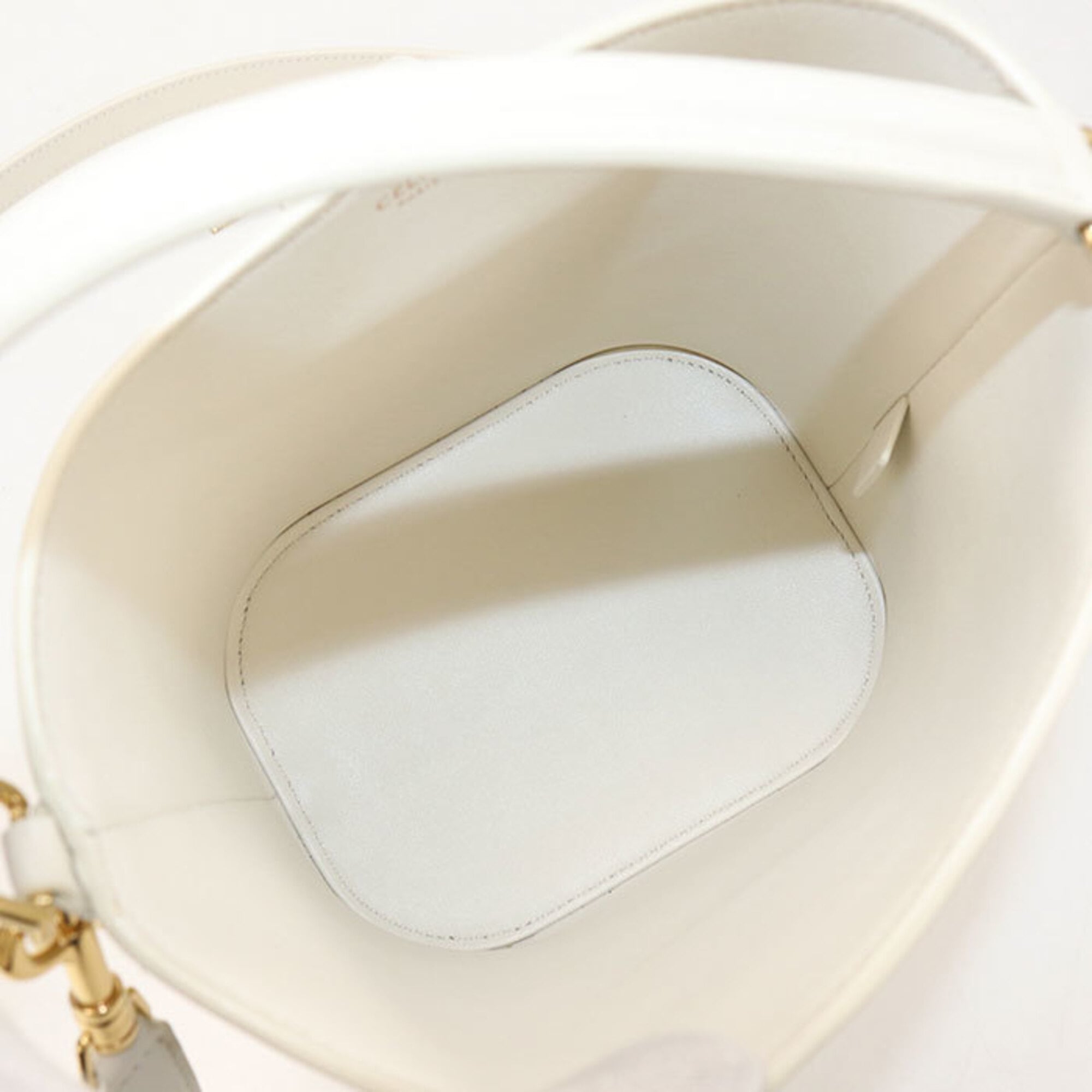 Celine White Leather Handbag (Pre-Owned)