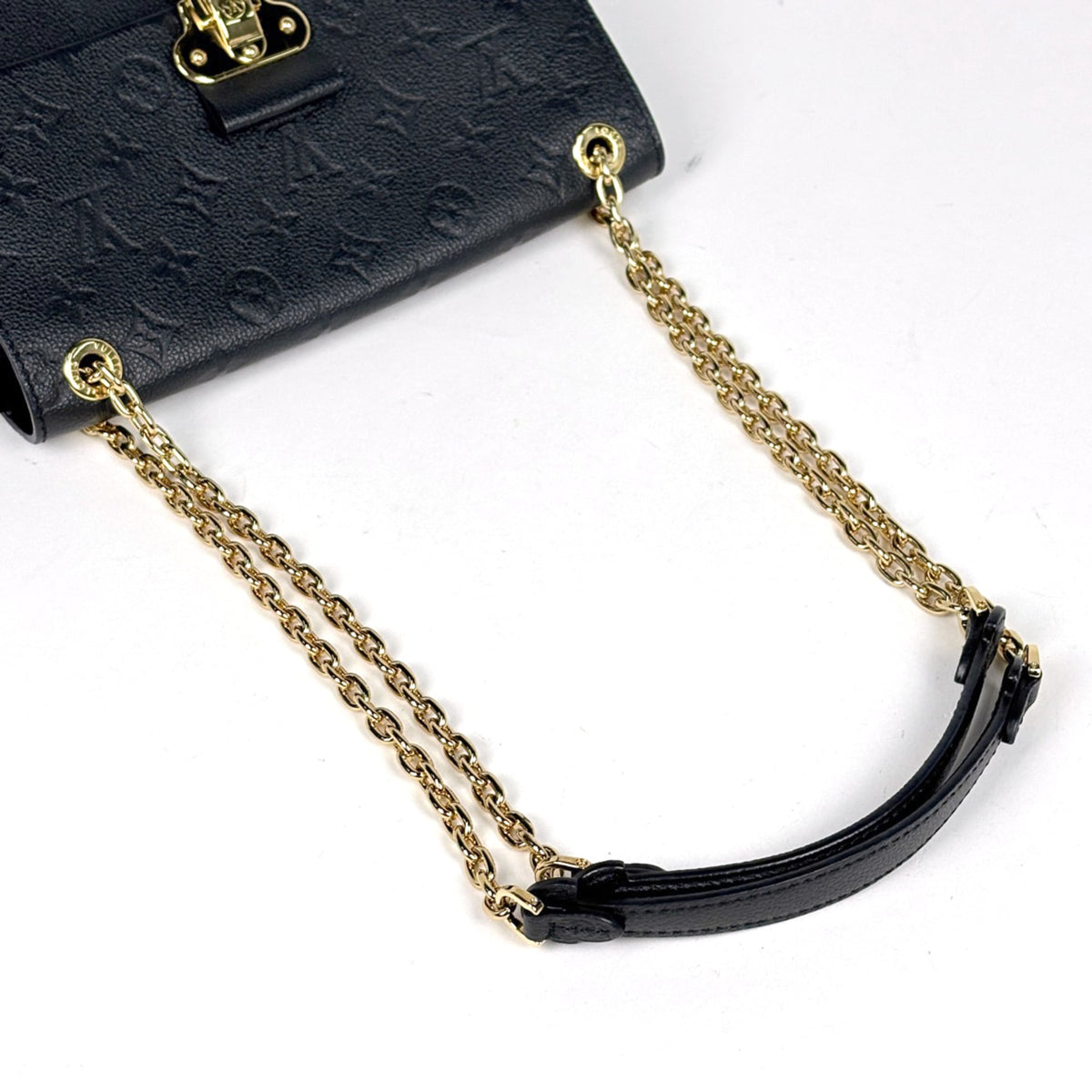 Louis Vuitton Black Noir Monogram Empreinte Shoulder Bag (Pre-Owned)