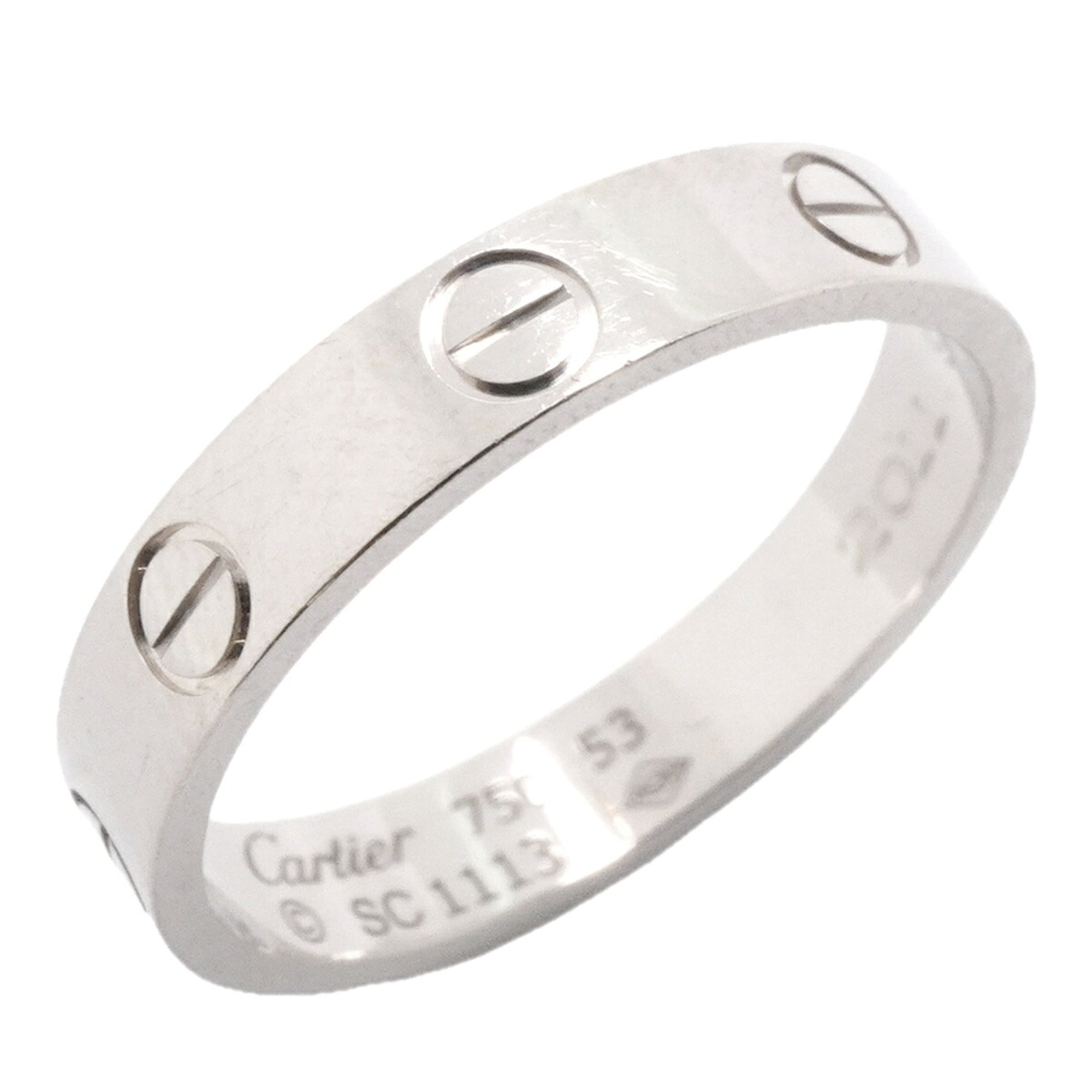 Cartier White Gold (18K) Band Ring (Pre-Owned)