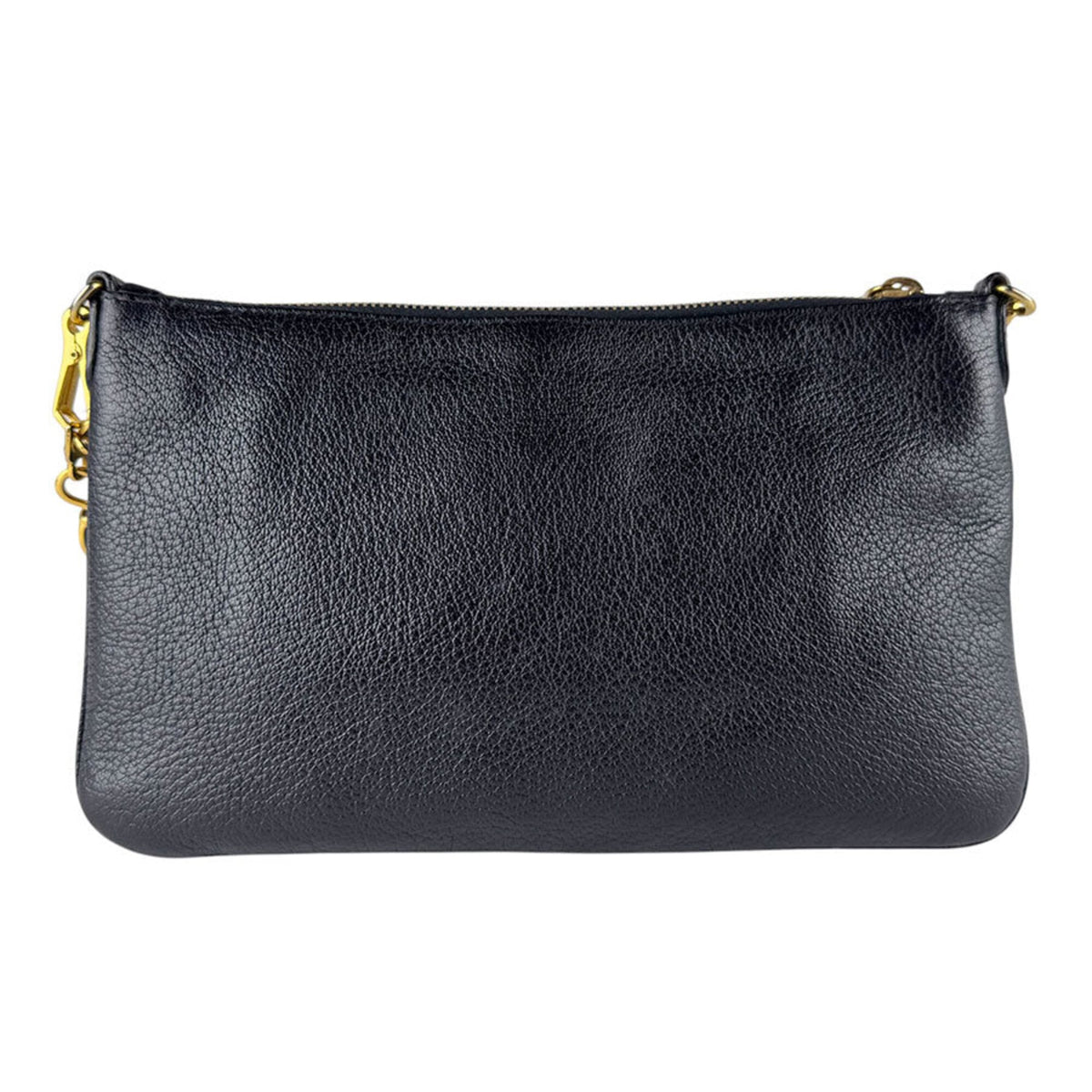 Miu Miu Black Leather Shoulder Bag (Pre-Owned)