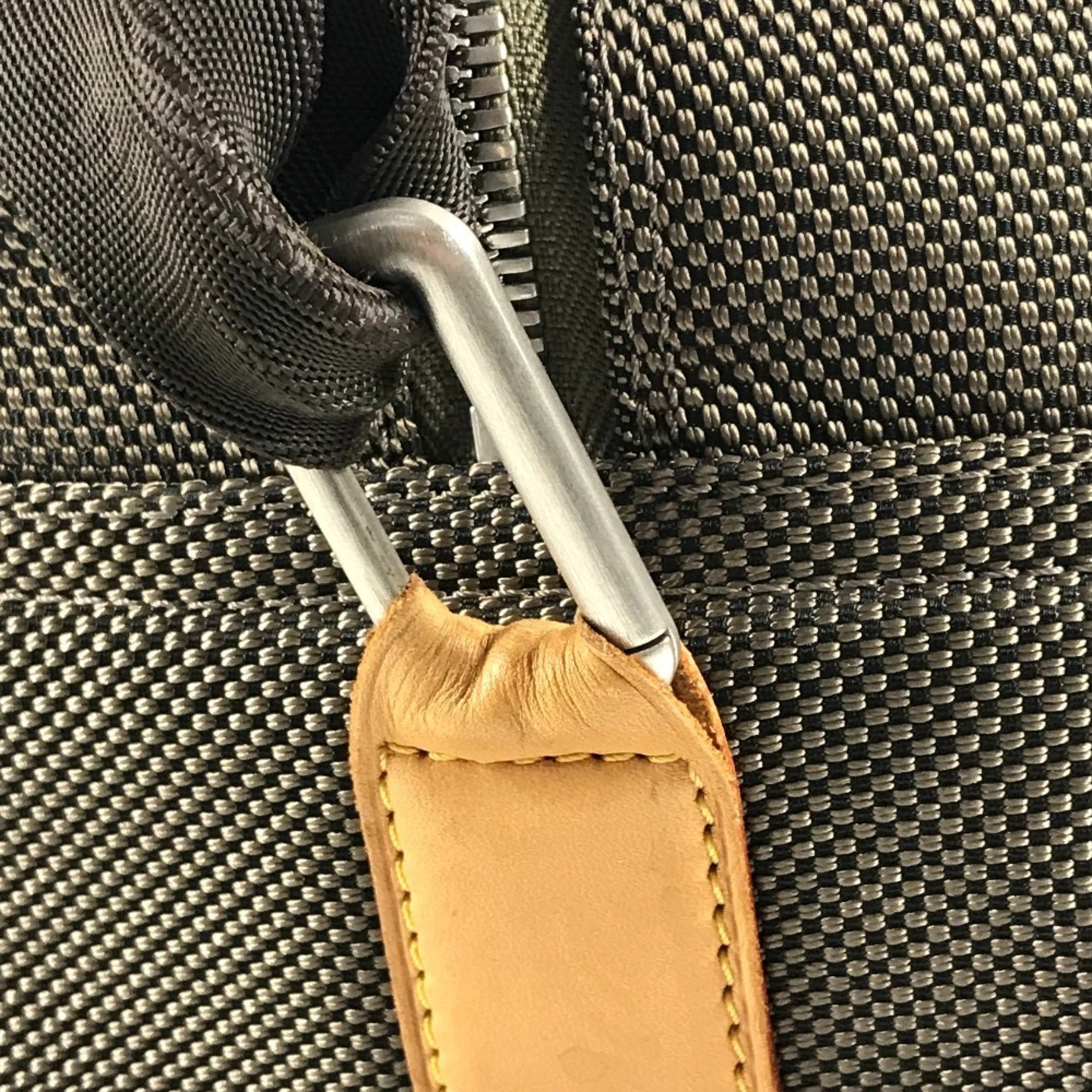 Louis Vuitton Earth Khaki Damier Geant Canvas Boston Bag Shoulder Bag (Pre-Owned)