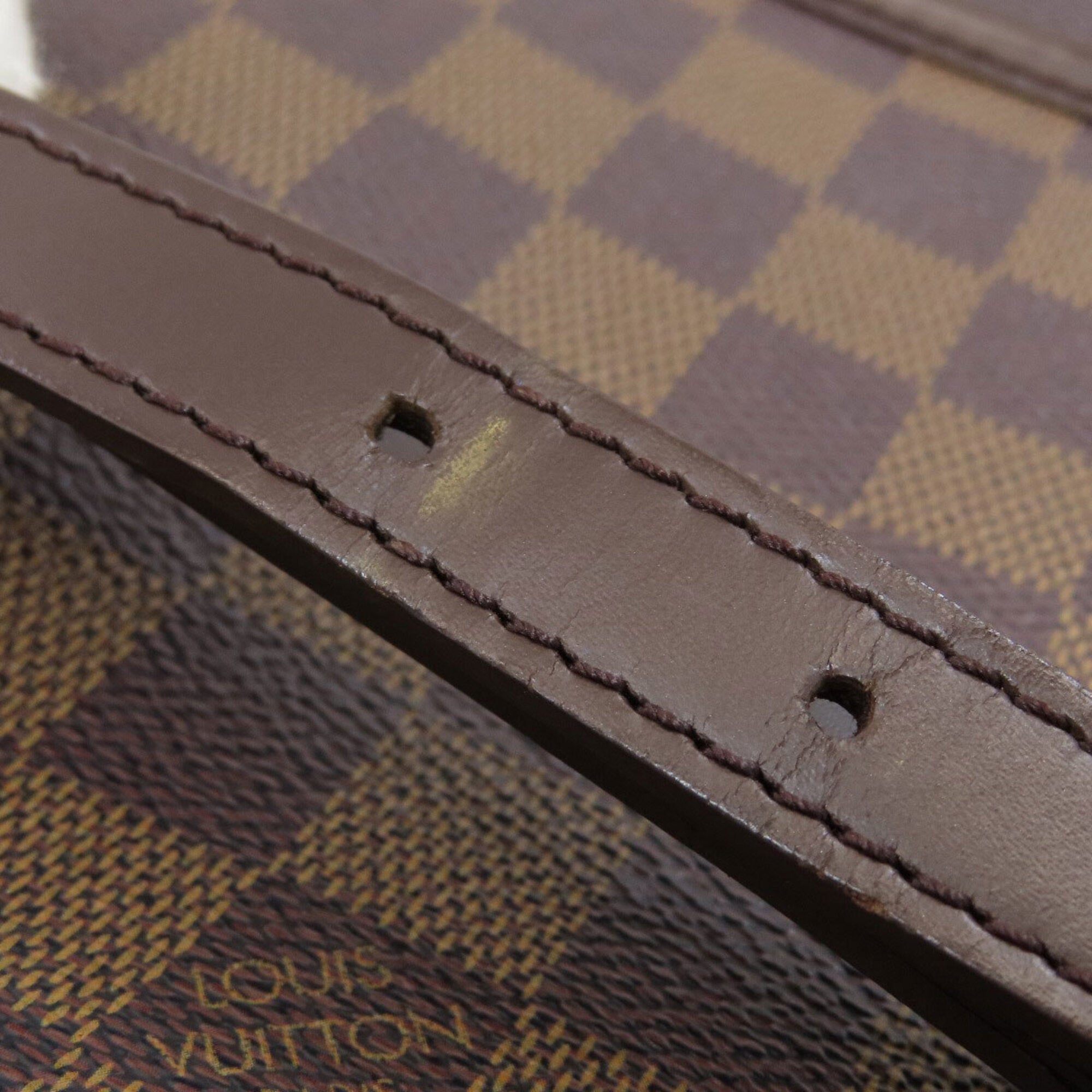Louis Vuitton Damier Canvas Ebene Damier Canvas Shoulder Bag (Pre-Owned)