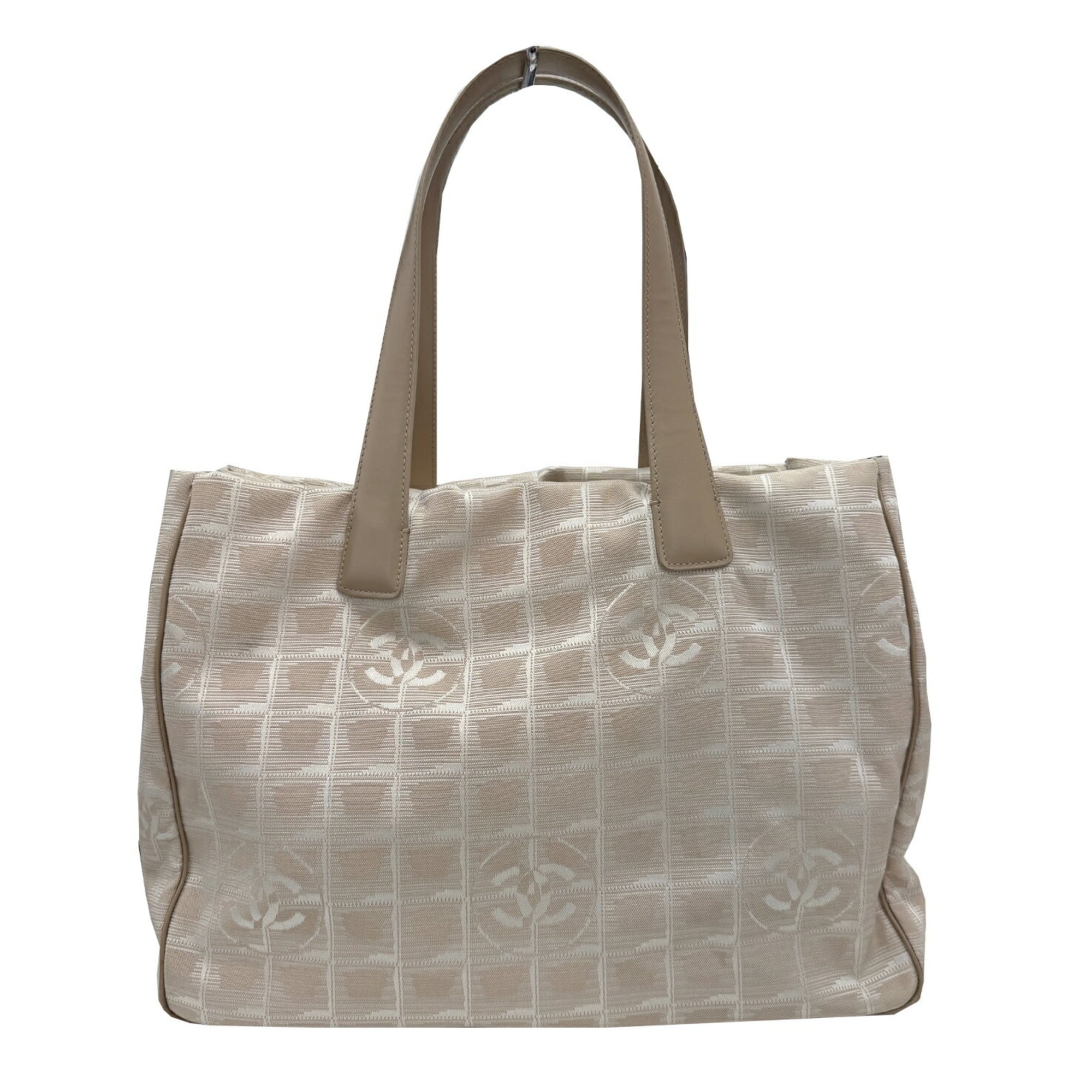 Chanel Beige New Travel Line Tote Bag (Pre-Owned)
