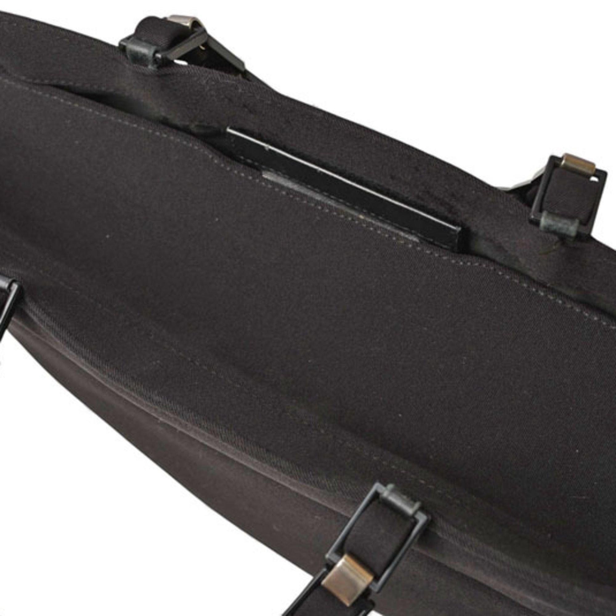 Salvatore Ferragamo Black Nylon Shoulder Bag Tote Bag (Pre-Owned)