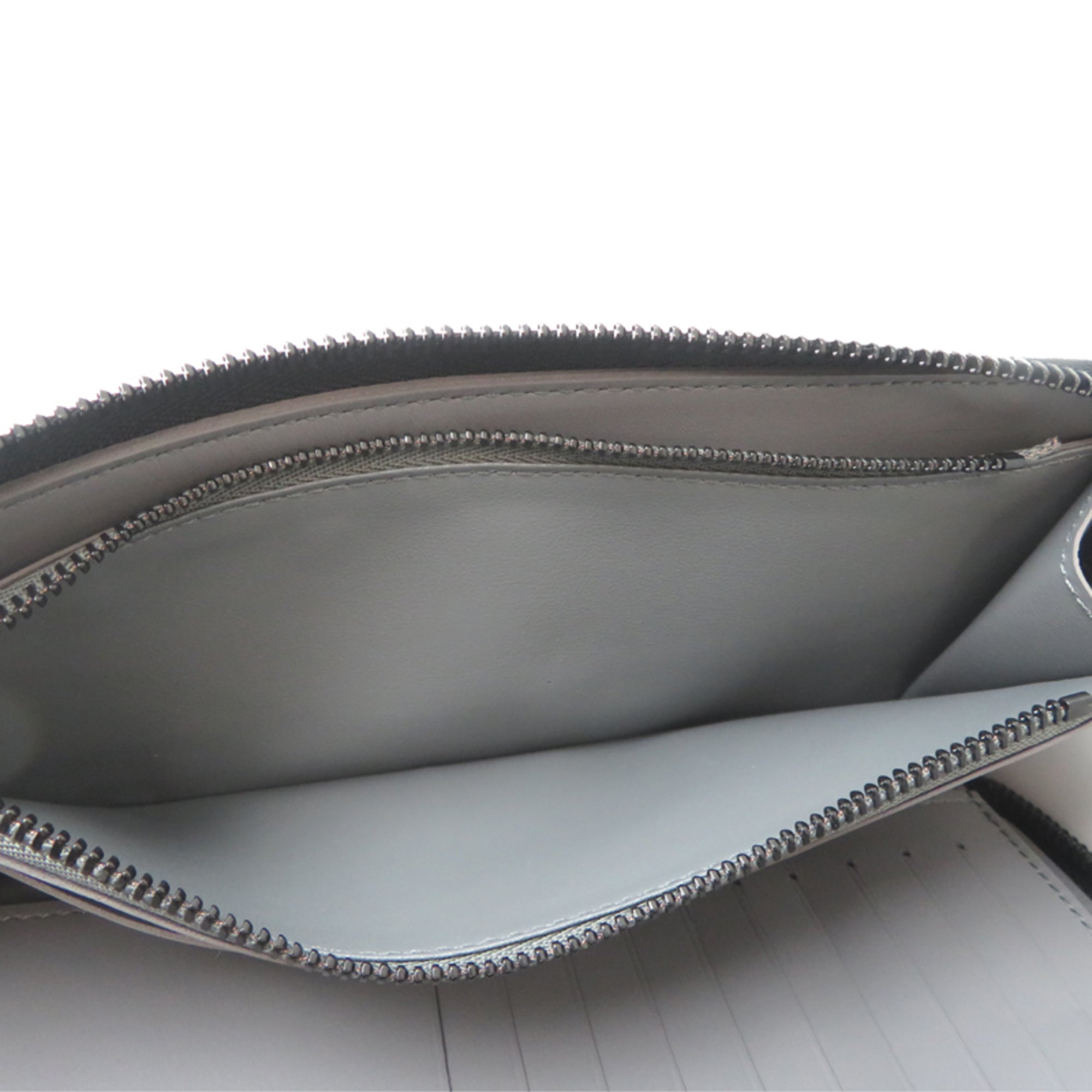 Louis Vuitton Gray Monogram Shadow Long Wallet (Bi-Fold) (Pre-Owned)