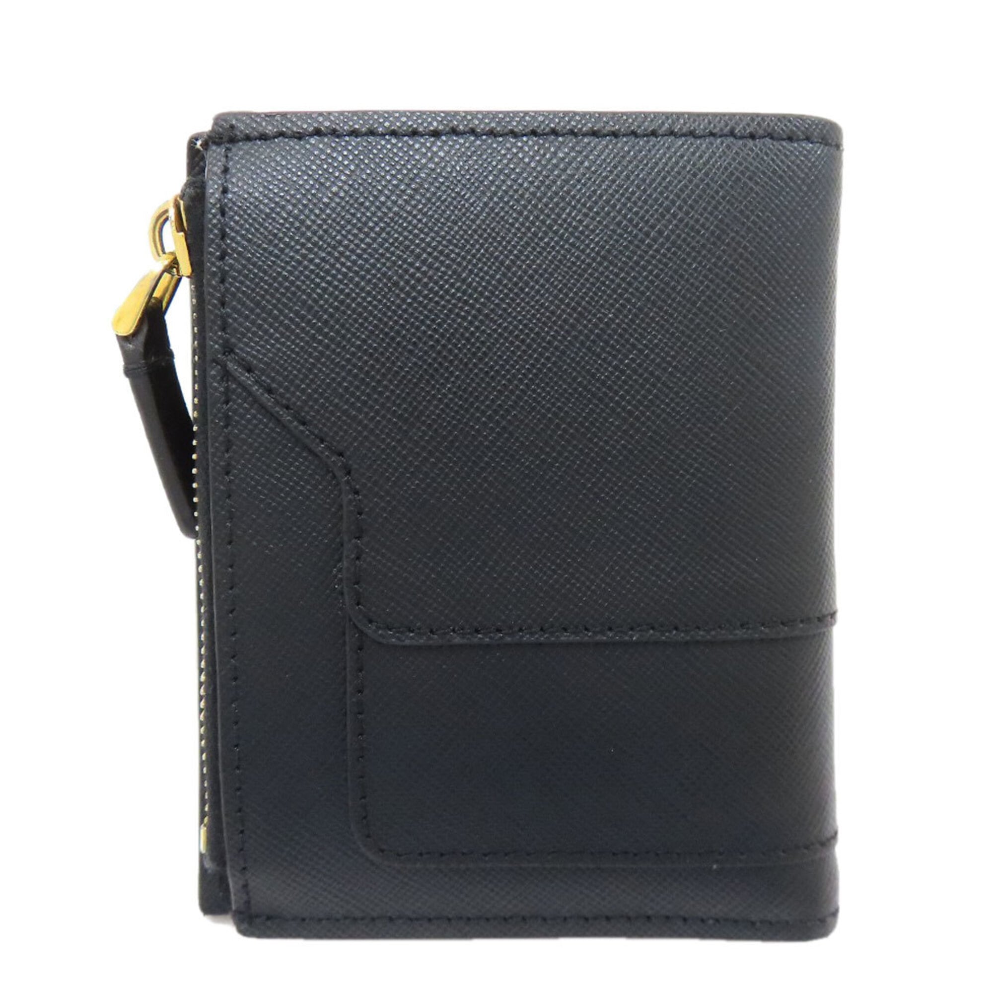Marni Black Leather Wallet (Bi-Fold) (Pre-Owned)