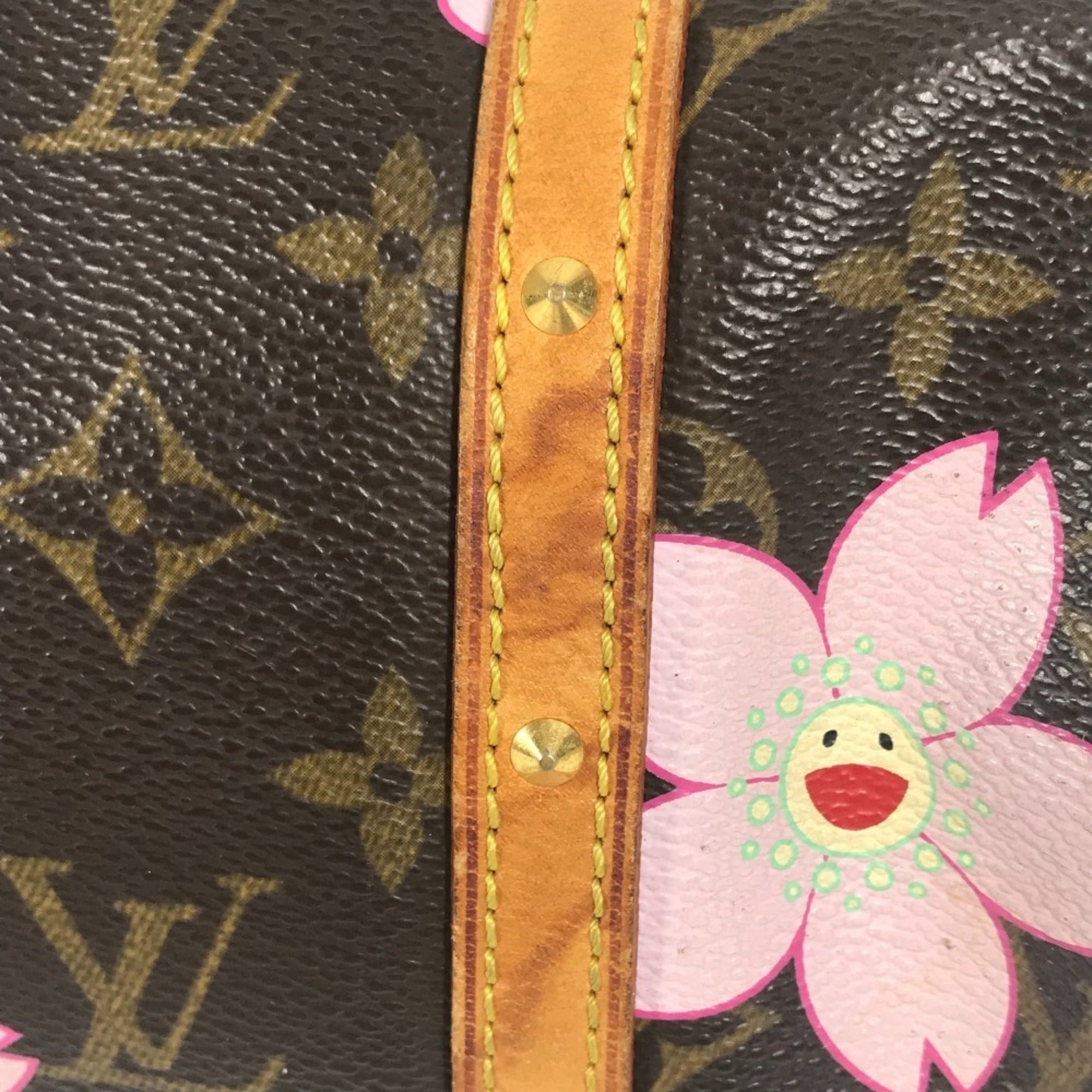 Louis Vuitton Brown Monogram Pink Monogram Handbag Shoulder Bag Tote Bag (Pre-Owned)