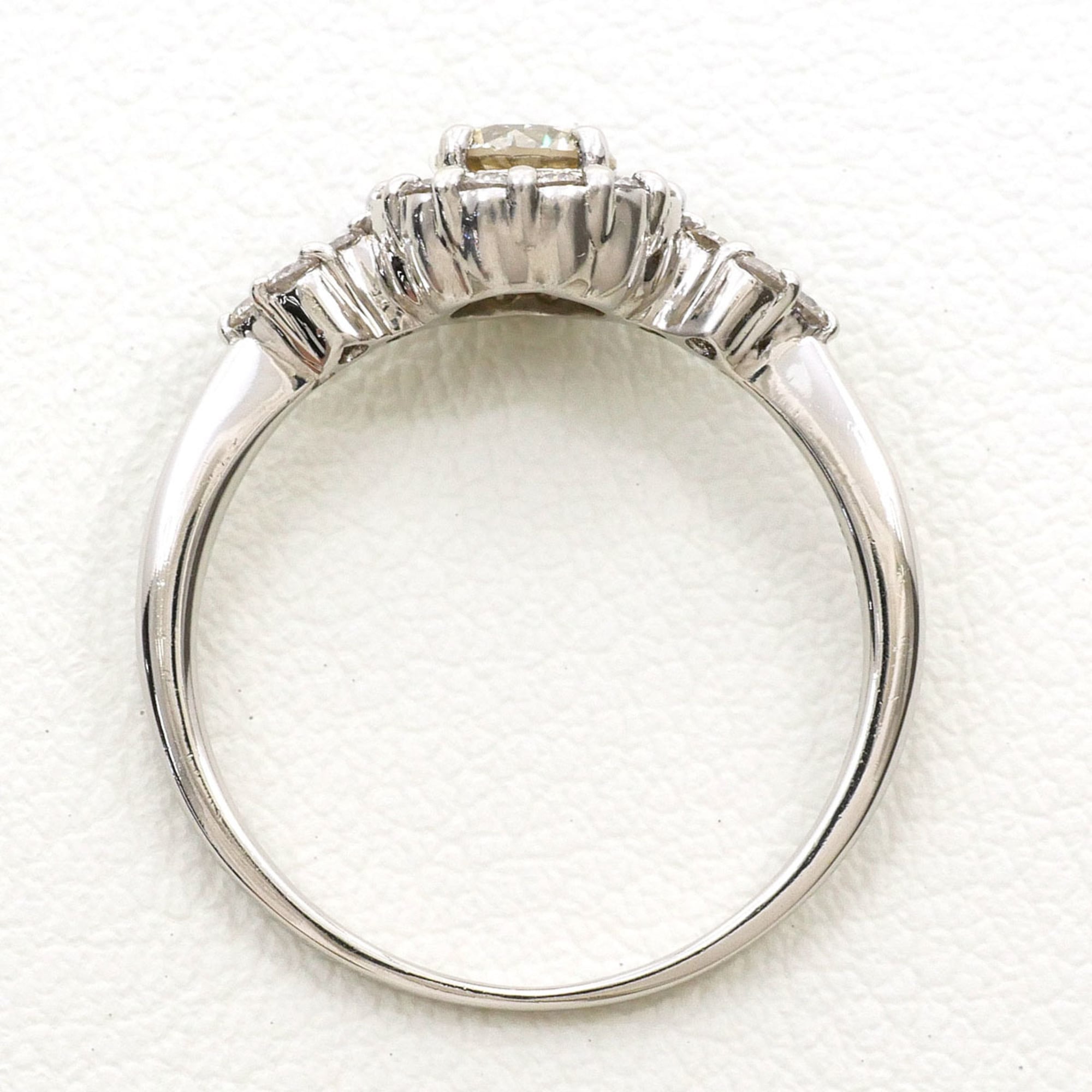 Unbranded Brown Platinum Platinum 900 Band Ring (Pre-Owned)