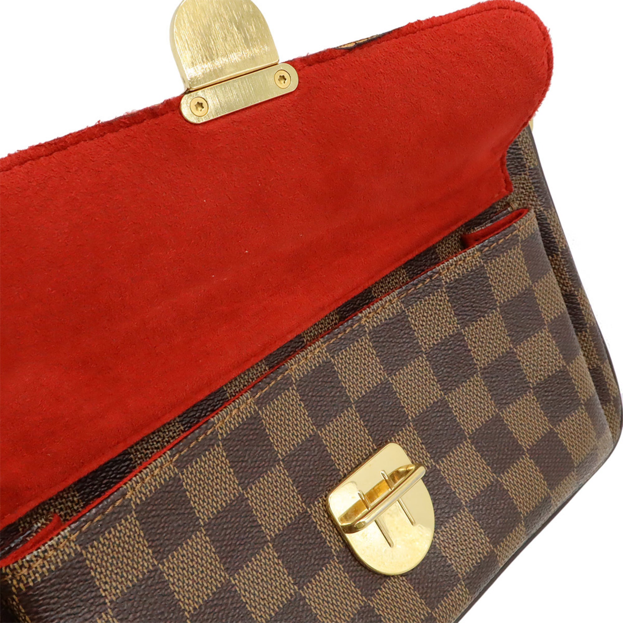 Louis Vuitton Brown Pvc Shoulder Bag (Pre-Owned)