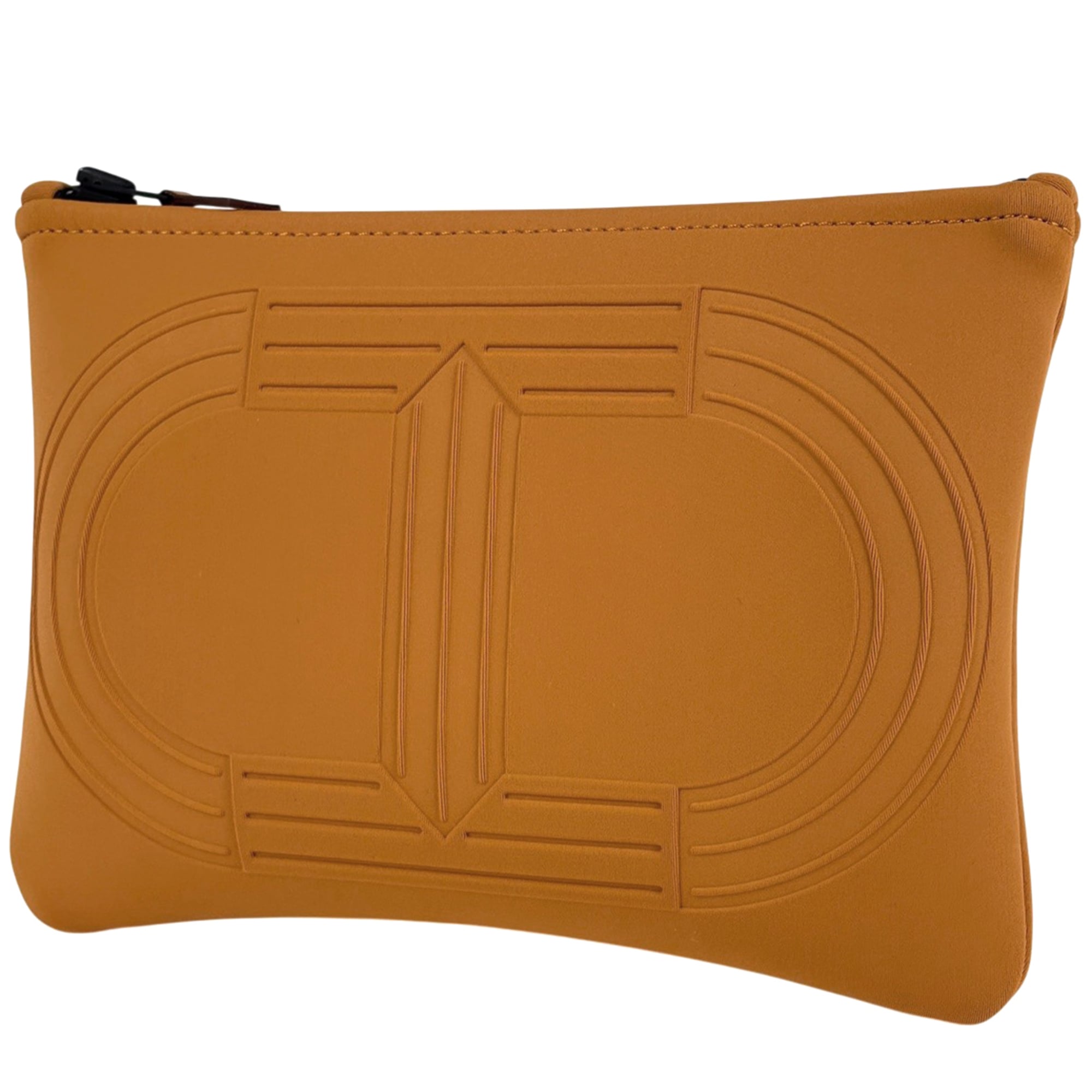 Hermes Caramel Nylon Pouch (Pre-Owned)