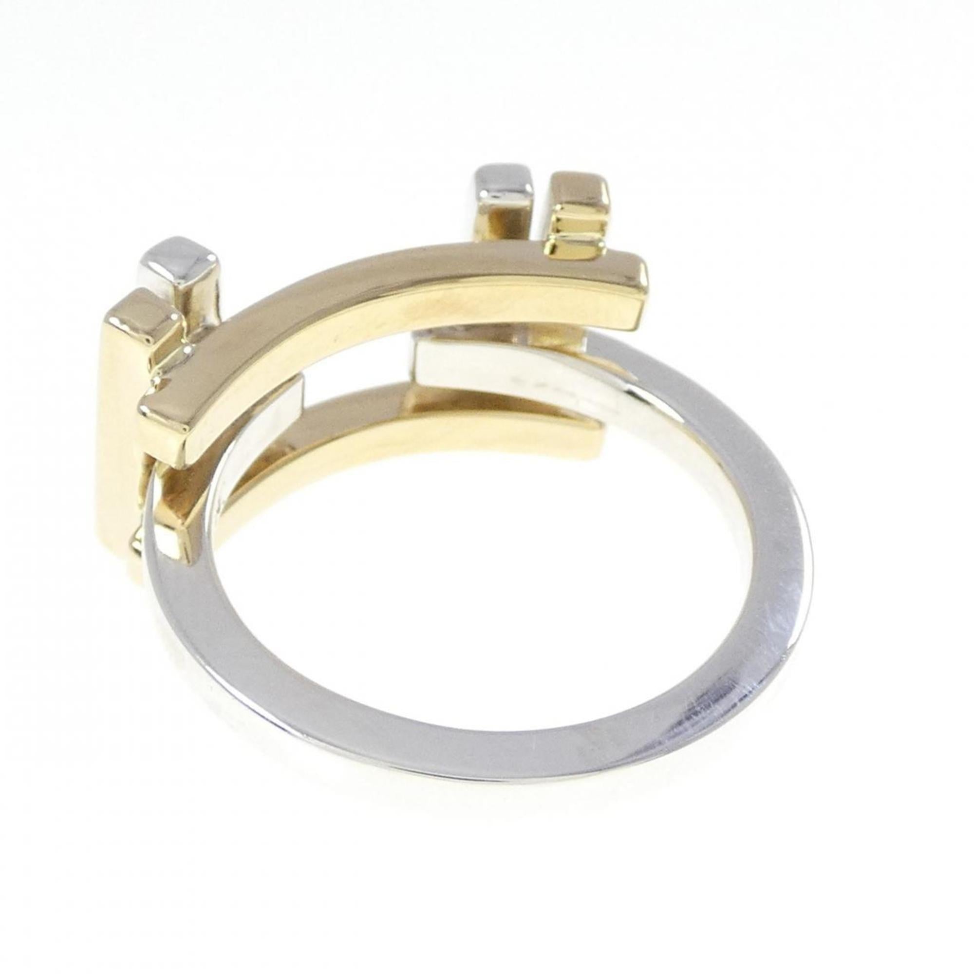 Tiffany Yellow Gold (18K) Silver 925 Band Ring (Pre-Owned)