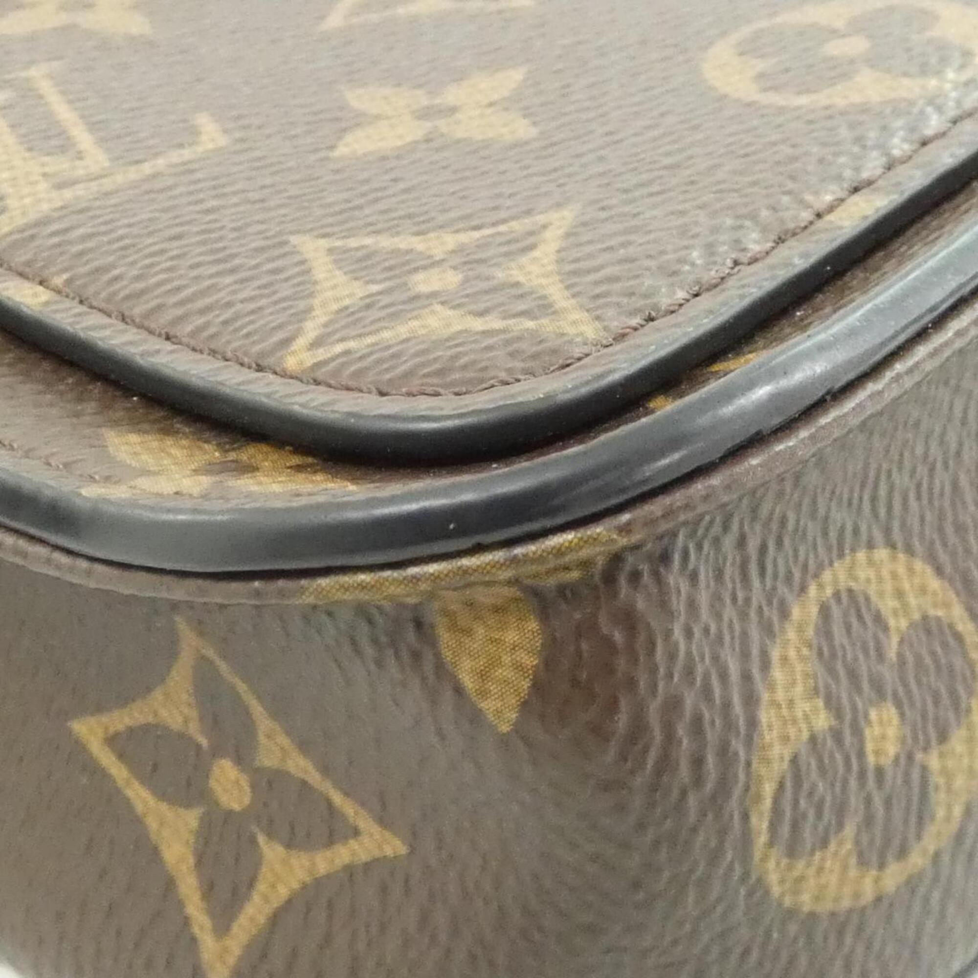 Louis Vuitton Marron Coated Canvas Handbag (Pre-Owned)