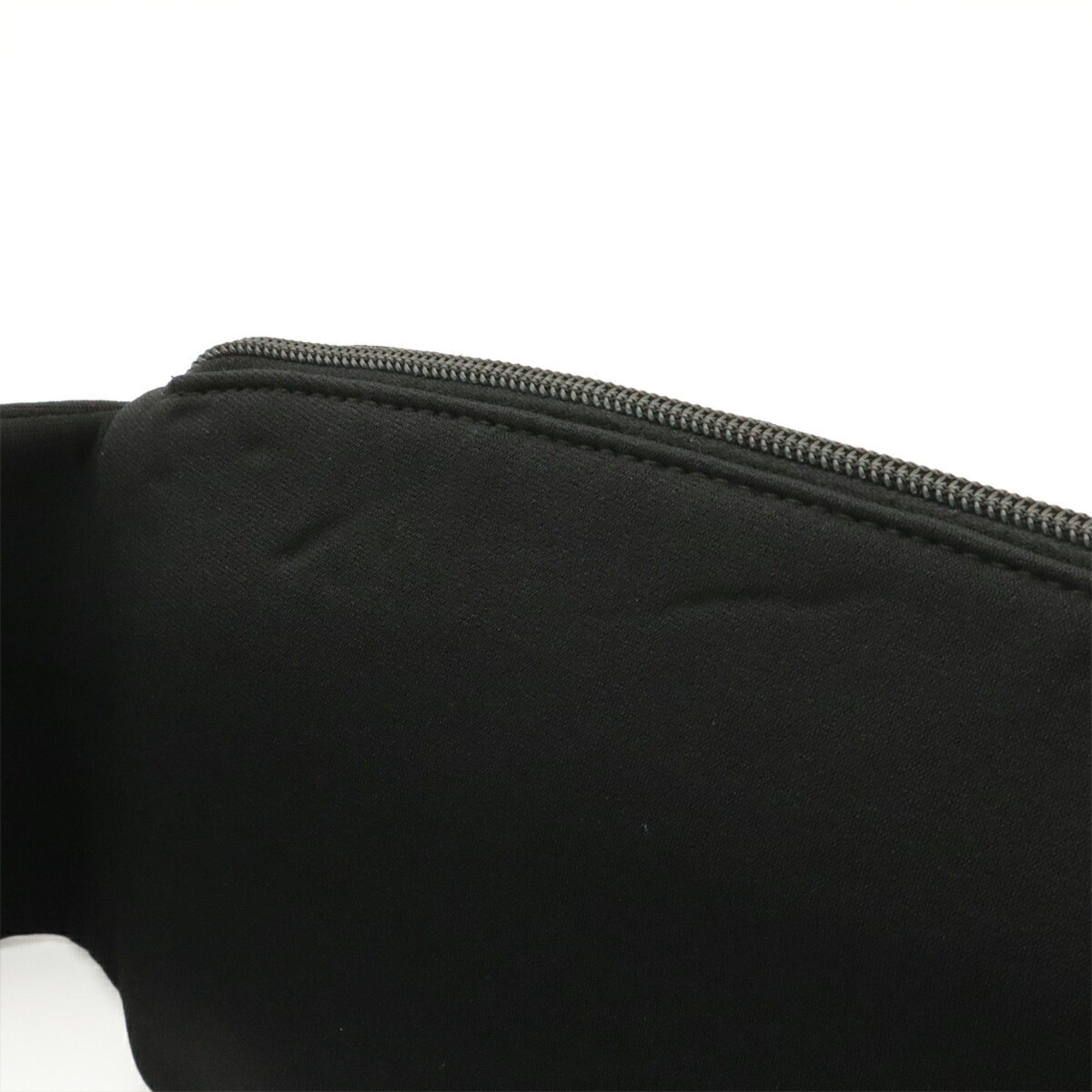 Prada Black Nero Mesh Neoprene Fanny Pack Sling Bag (Pre-Owned)