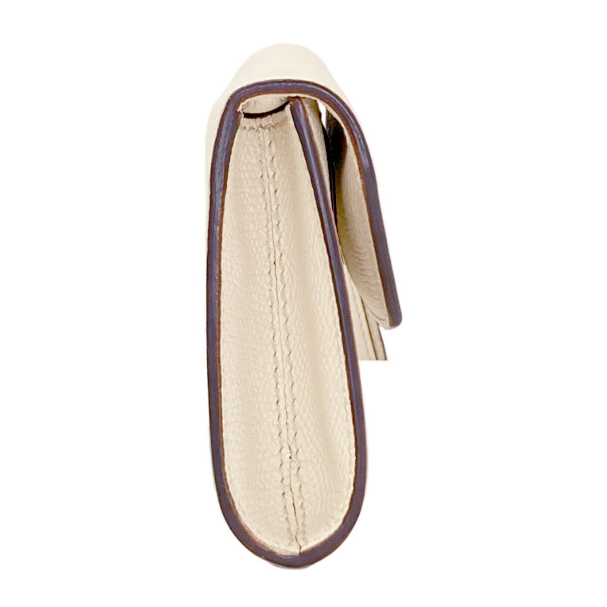 Valextra White Leather Clutch Bag (Pre-Owned)