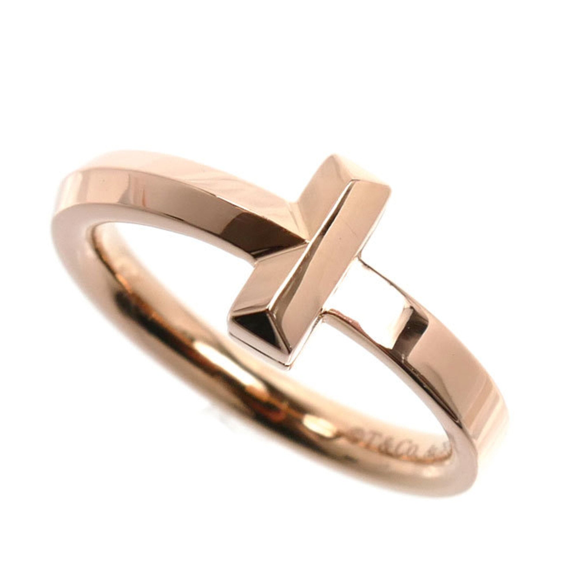 Tiffany Pink Gold (18K) Band Ring (Pre-Owned)