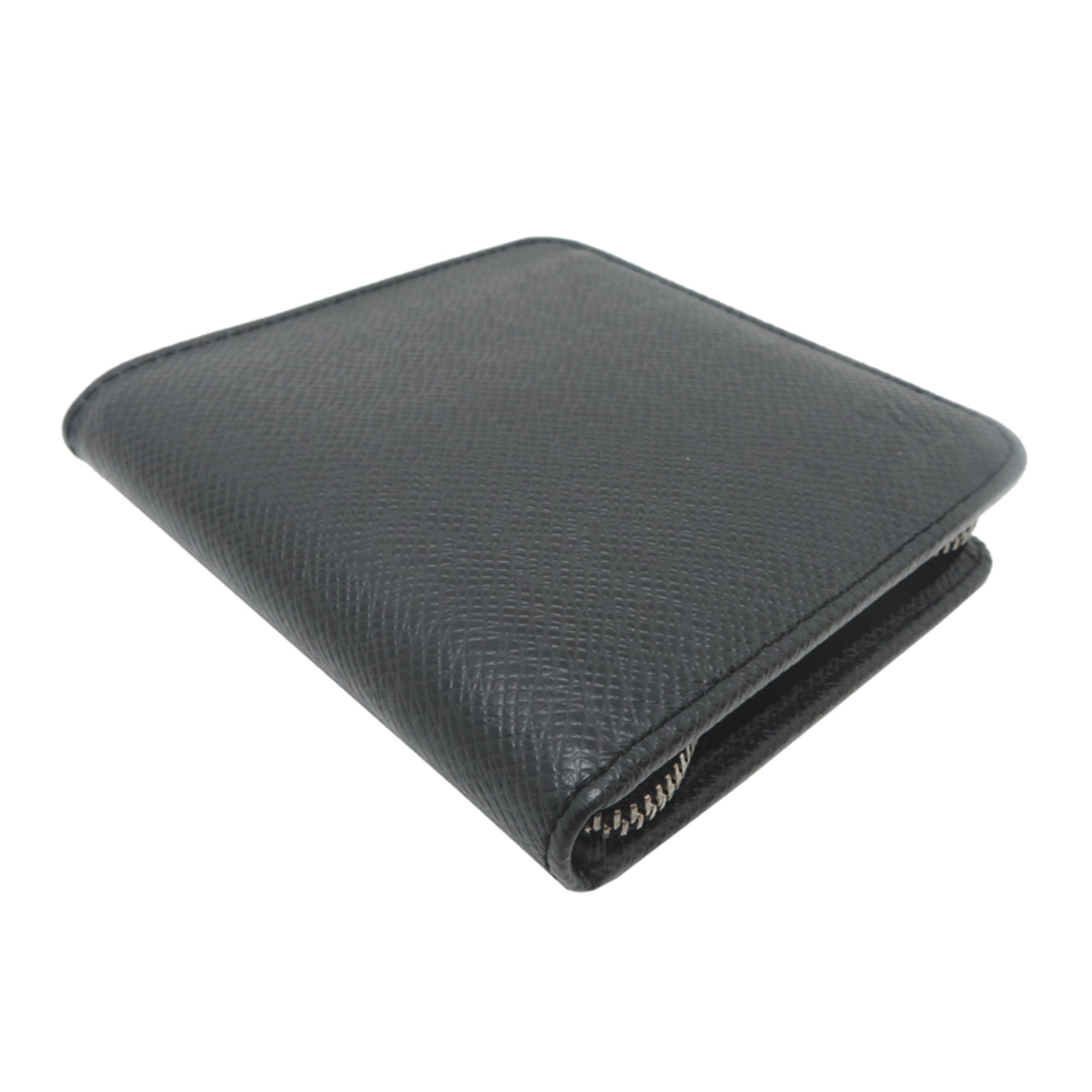 Louis Vuitton Black Taiga Leather Wallet (Bi-Fold) (Pre-Owned)