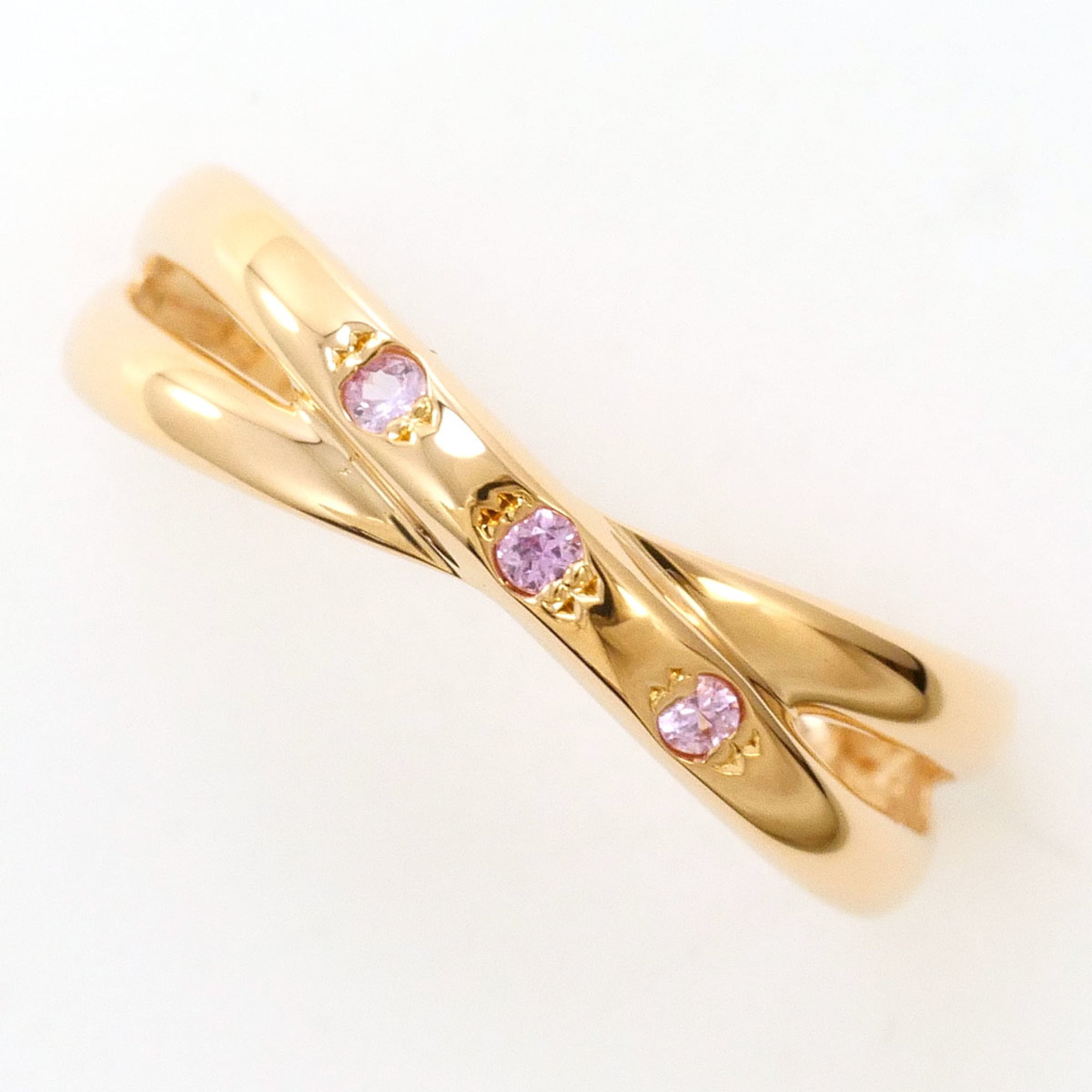 Unbranded Pink Gold Pink Pink Gold (18K) Band Ring (Pre-Owned)