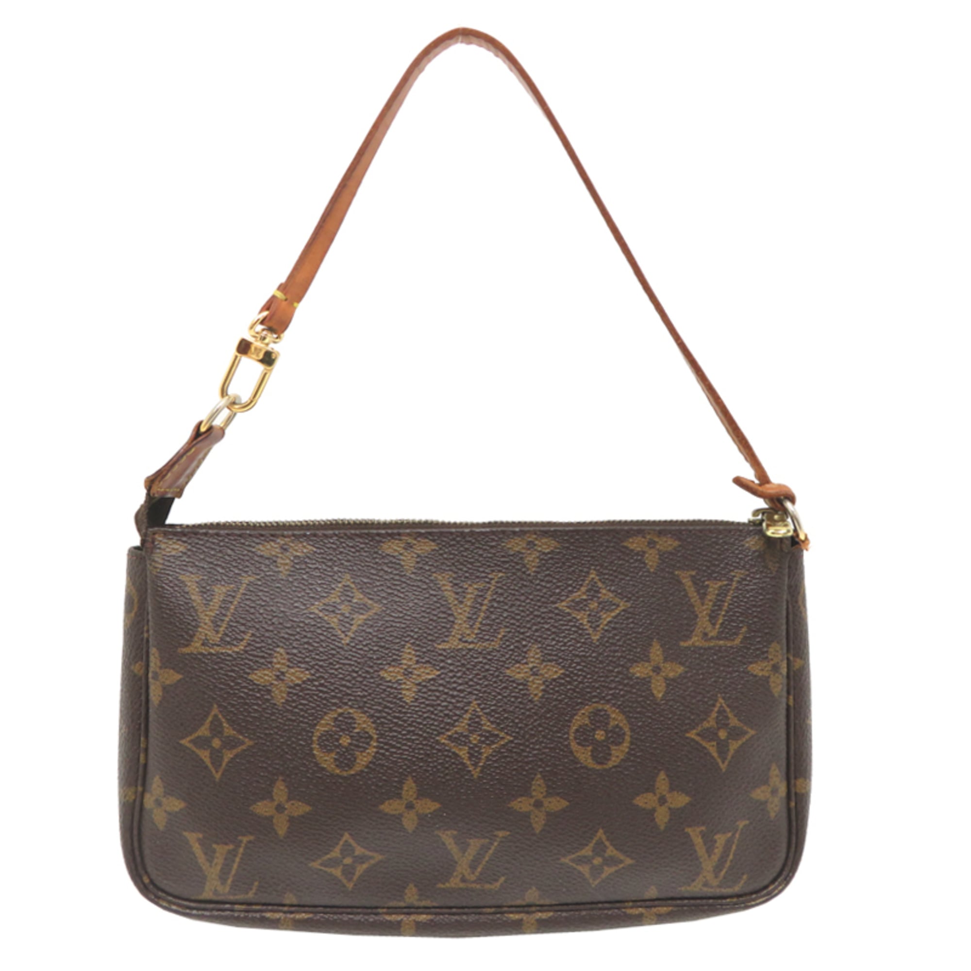 Louis Vuitton Brown Monogram Handbag Pochette (Pre-Owned)