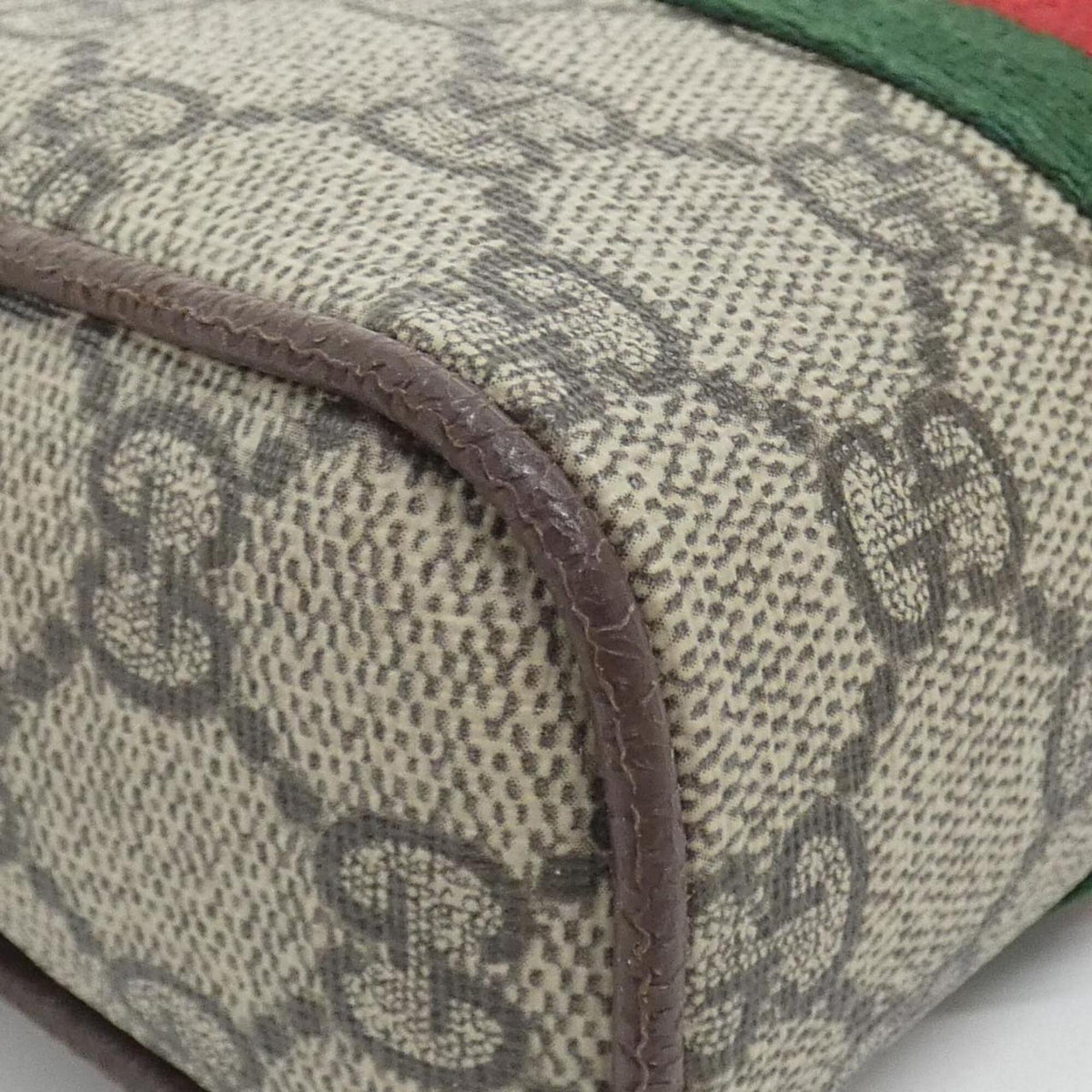 Gucci Ophidia Beige Brown Gg Supreme Canvas Shoulder Bag (Pre-Owned)