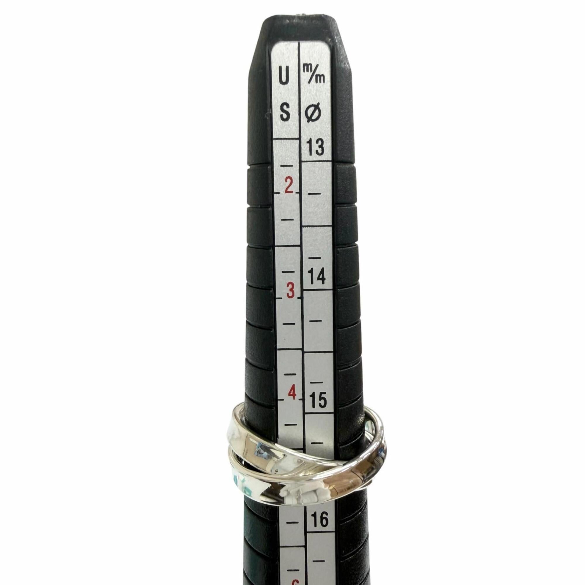 Tiffany Silver Silver 925 Band Ring (Pre-Owned)