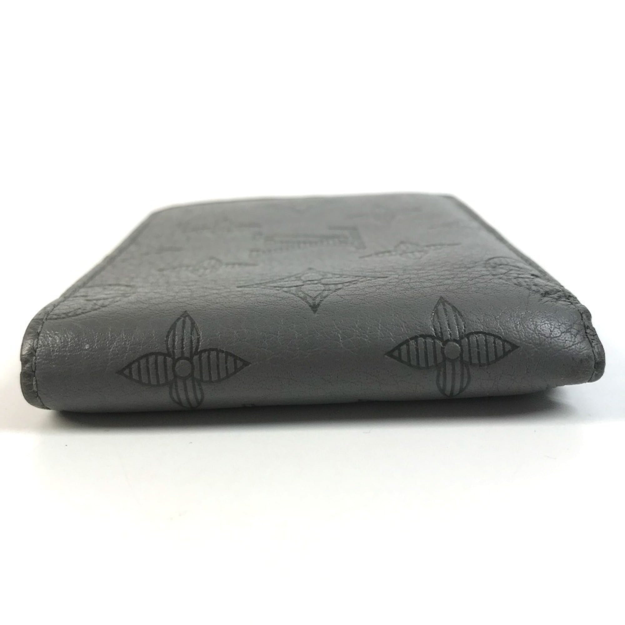Louis Vuitton Monogram Shadow Gray Monogram Shadow Wallet (Bi-Fold) (Pre-Owned)