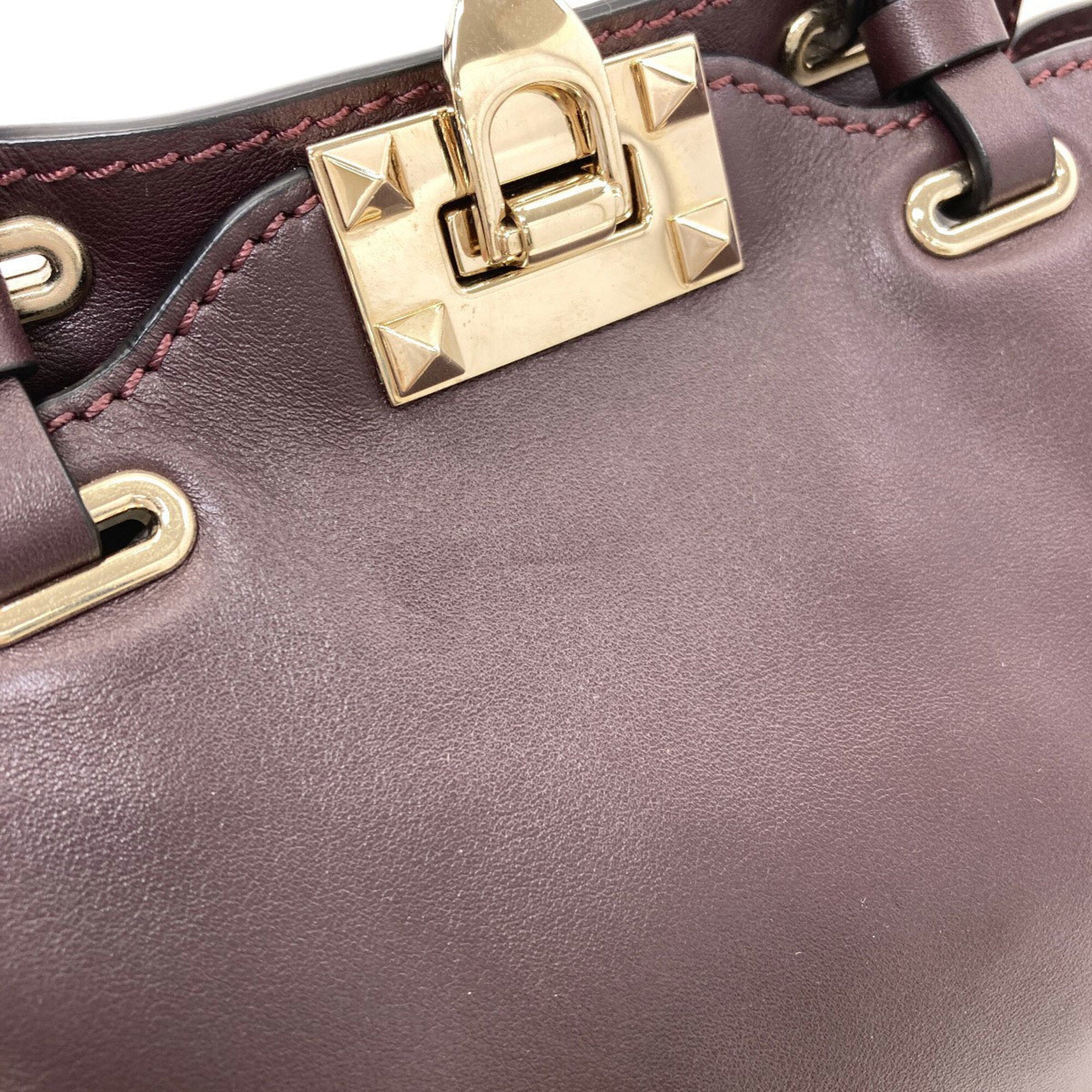 Valentino Dark Brown Leather Handbag (Pre-Owned)