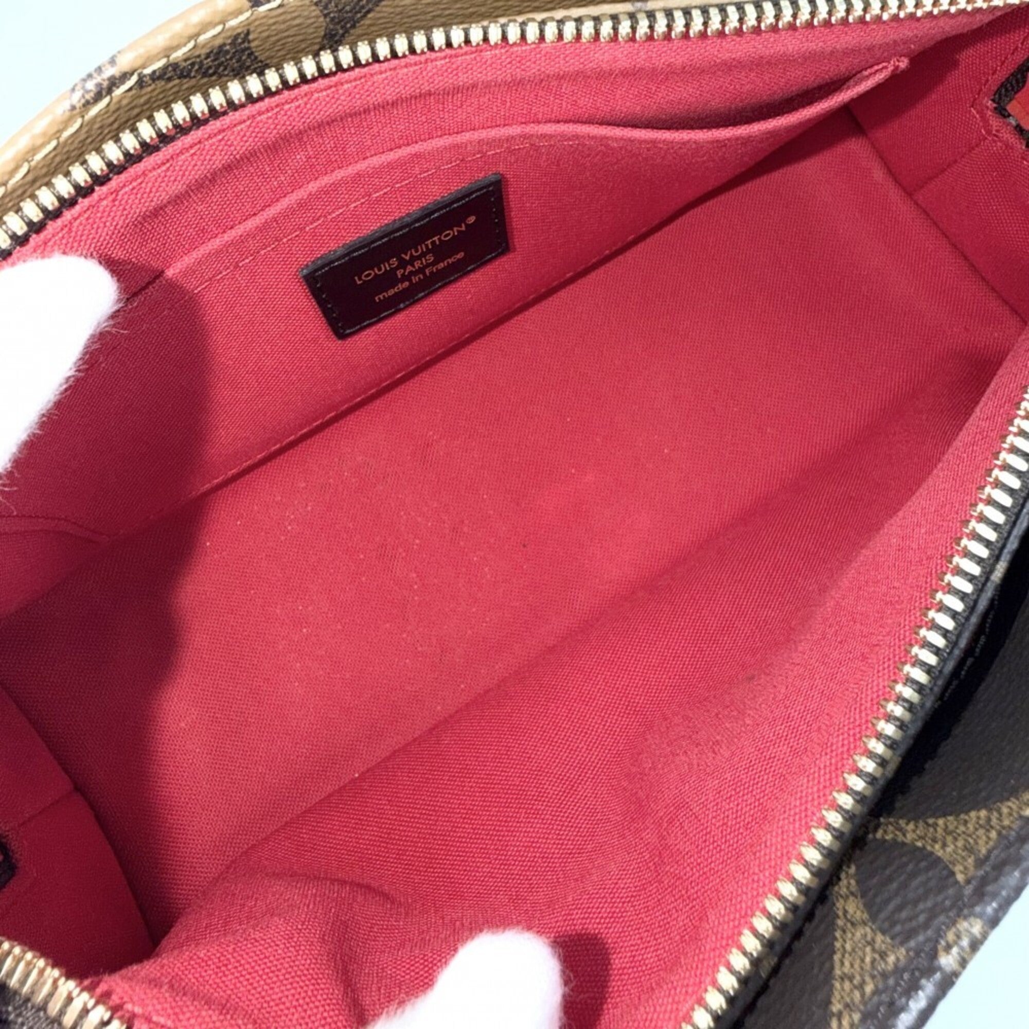 Louis Vuitton Brown Monogram Monogram Reverse Monogram Reverse Monogram Handbag Shoulder Bag (Pre-Owned)