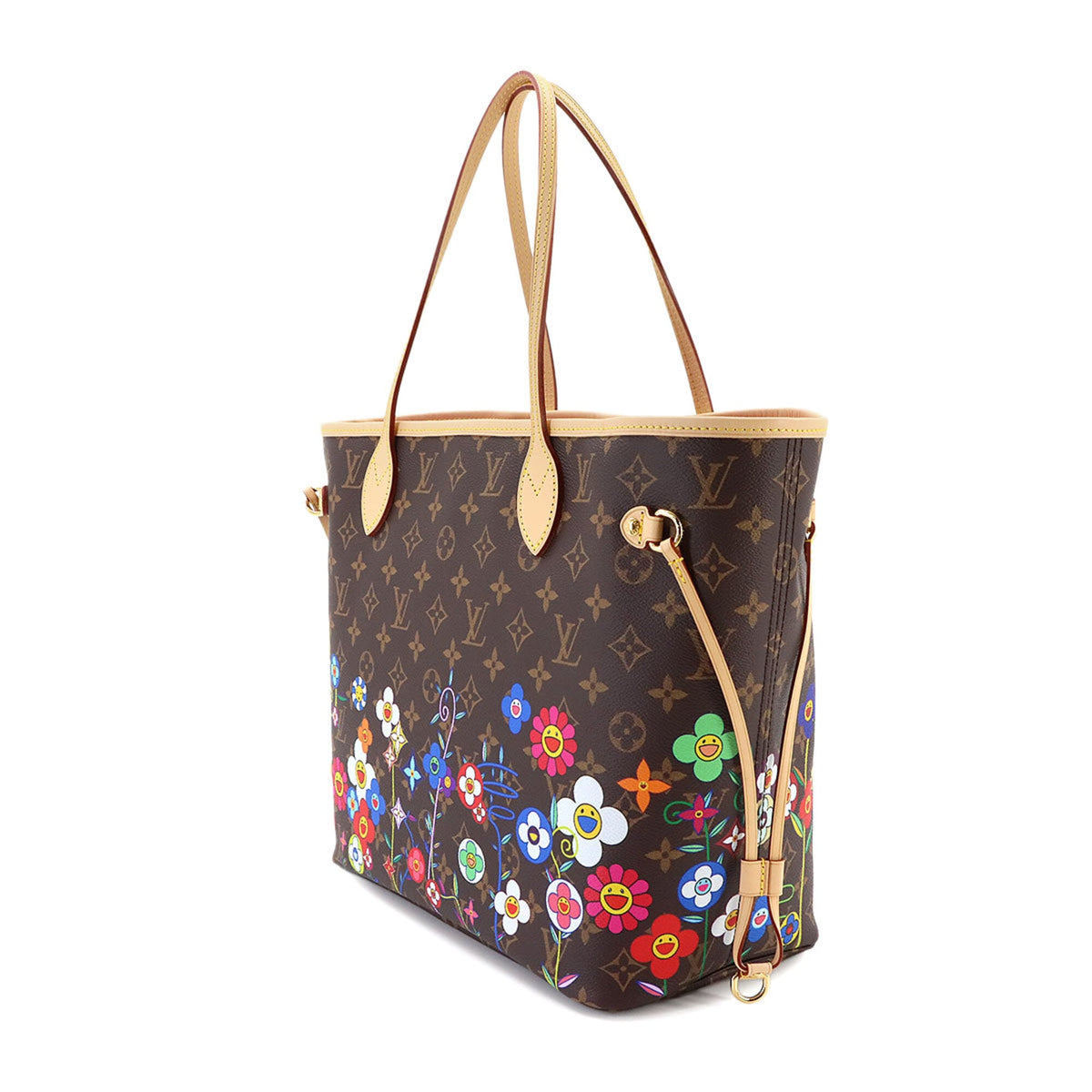 Louis Vuitton Brown Multi-Color Monogram Canvas Handbag Tote Bag (Pre-Owned)