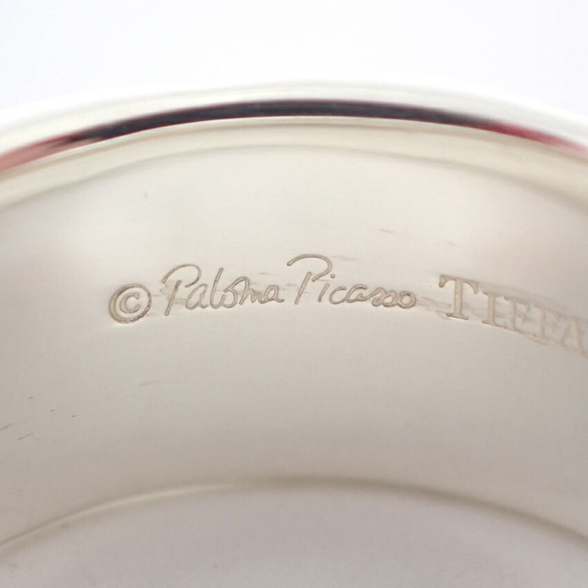 Tiffany Sterling Silver 925 Band Ring (Pre-Owned)