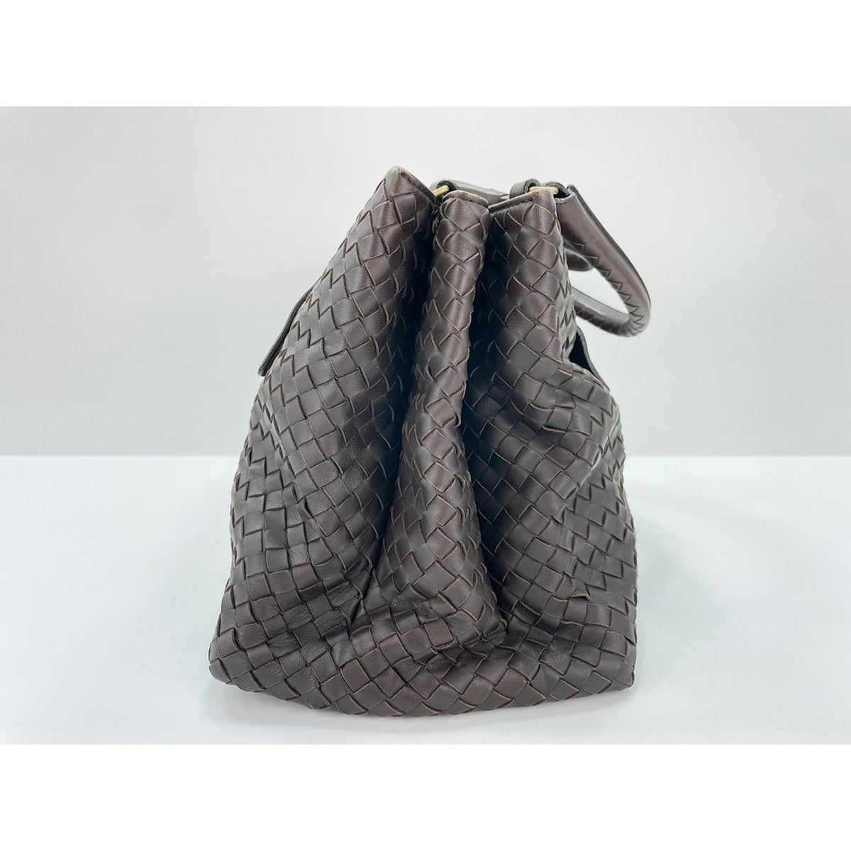 Bottega Veneta Brown Leather Tote Bag (Pre-Owned)