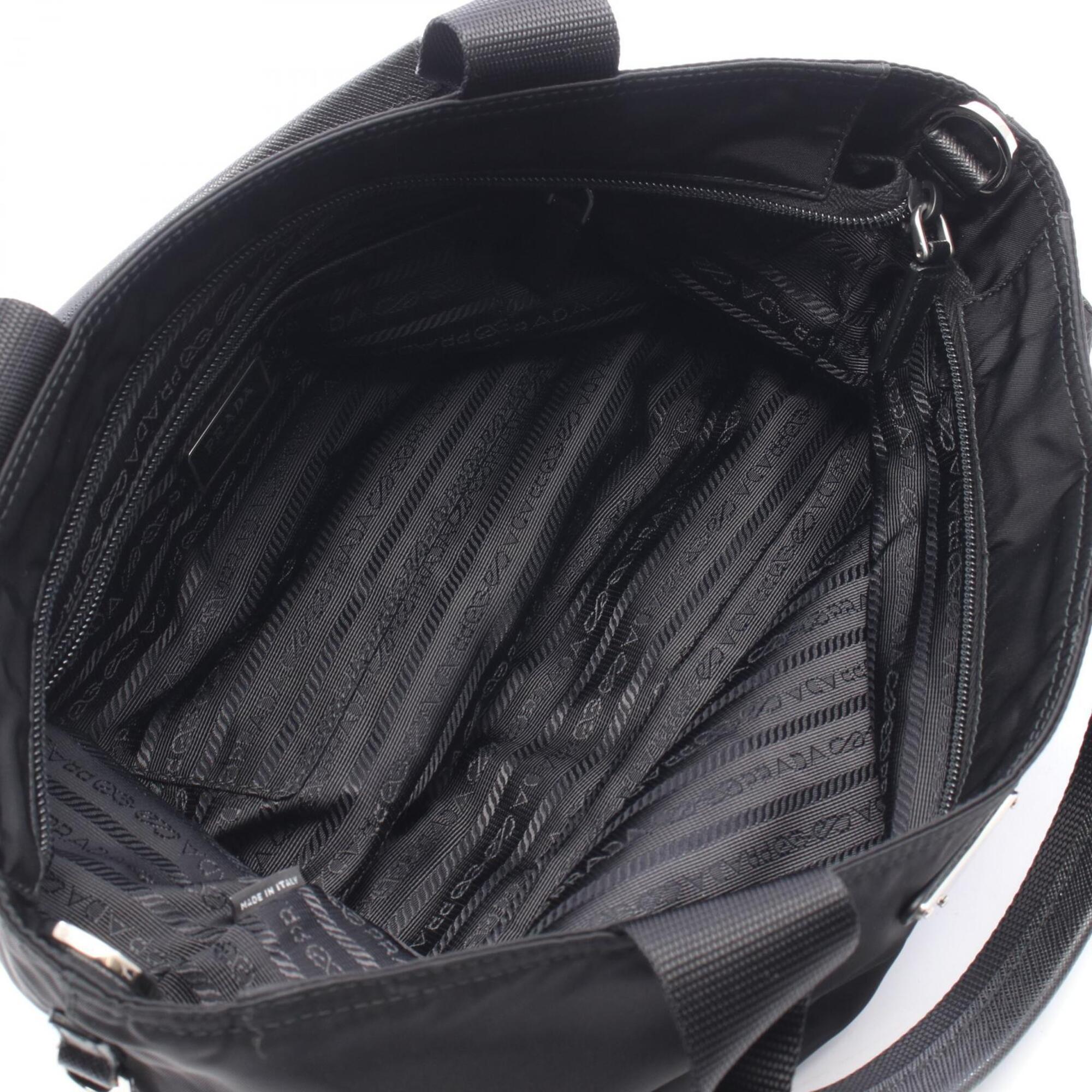 Prada Black Nylon Handbag (Pre-Owned)