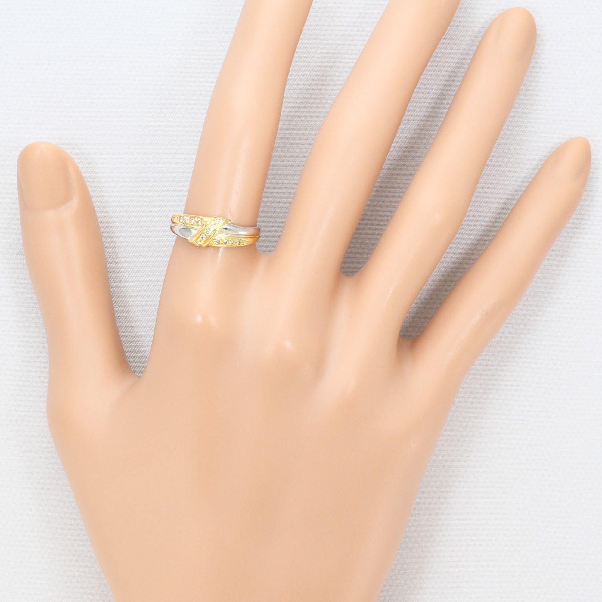 Unbranded Platinum Yellow Gold Yellow Gold (18K) Platinum 850 Band Ring (Pre-Owned)