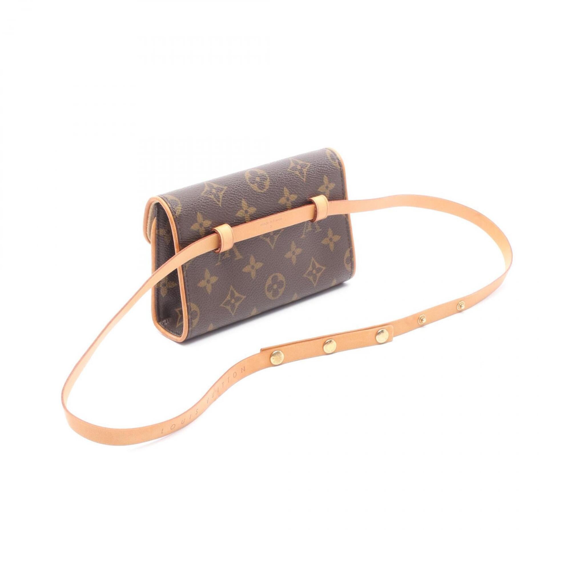 Louis Vuitton Brown Monogram Coated Canvas Fanny Pack Handbag (Pre-Owned)