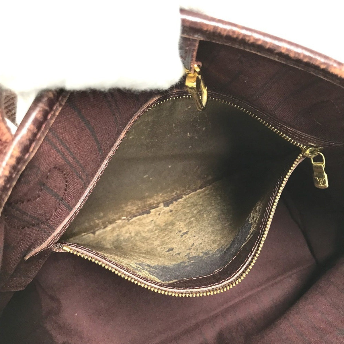 Louis Vuitton Red Color Sepia Monogram Idylle Shoulder Bag Tote Bag (Pre-Owned)