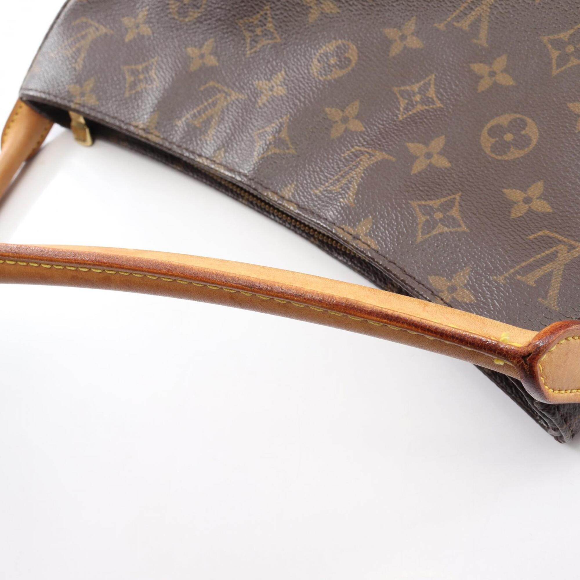 Louis Vuitton Brown Pvc Leather Handbag Shoulder Bag (Pre-Owned)