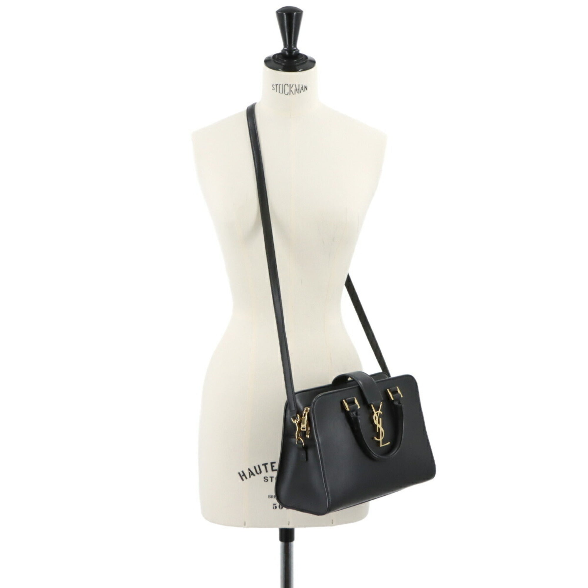 Saint Laurent Black Leather Handbag (Pre-Owned)