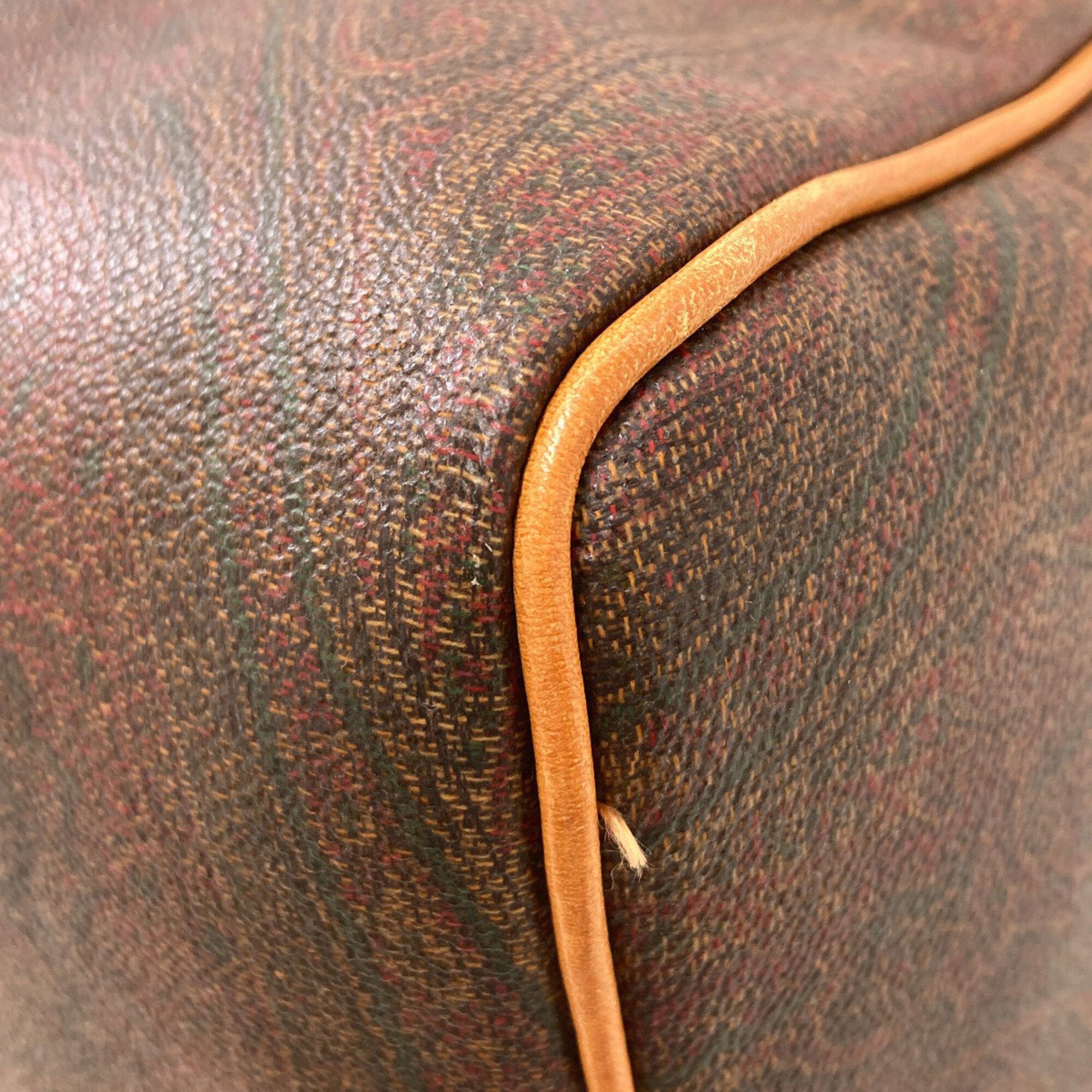 Etro Brown Pvc Boston Bag (Pre-Owned)