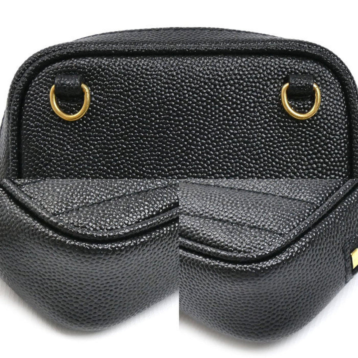 Saint Laurent Black Leather Shoulder Bag (Pre-Owned)