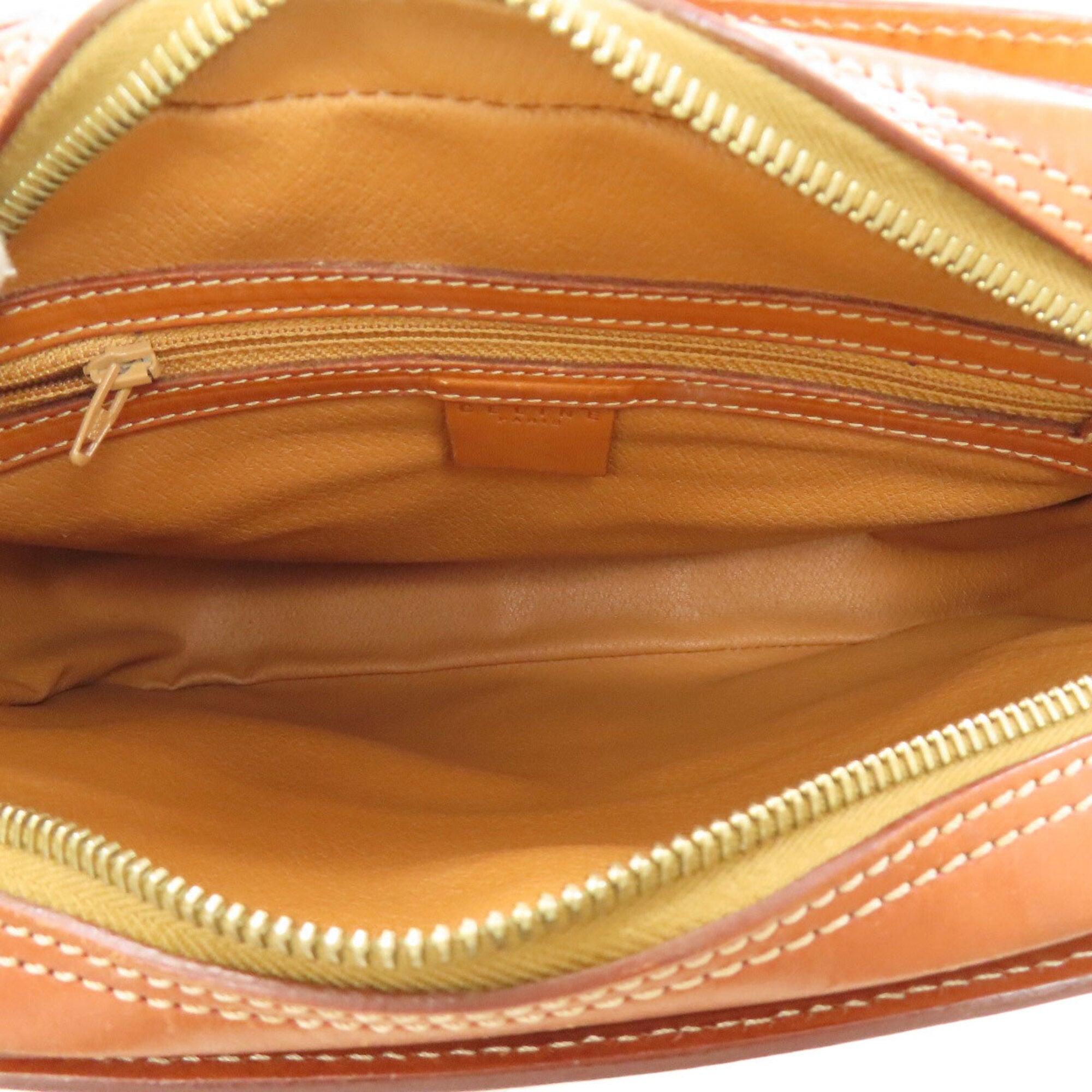 Celine Brown Pvc Shoulder Bag (Pre-Owned)