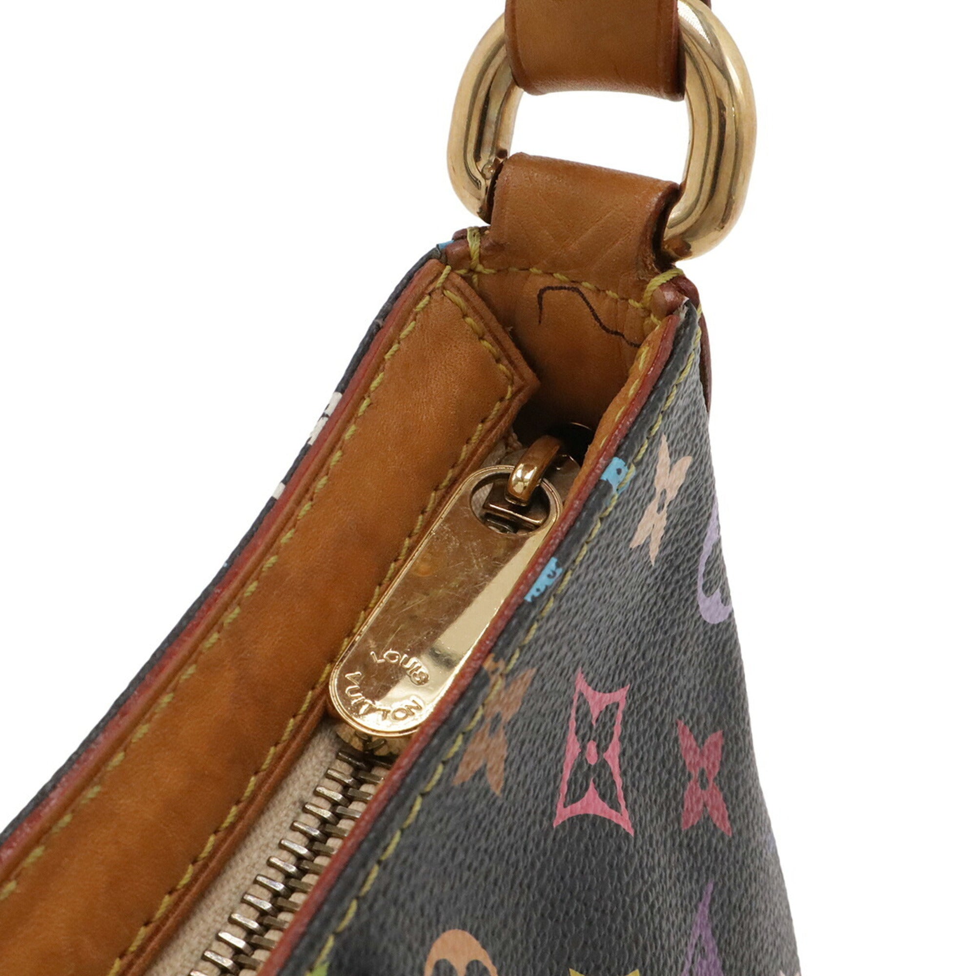 Louis Vuitton Black Monogram Multicolore Handbag Shoulder Bag (Pre-Owned)