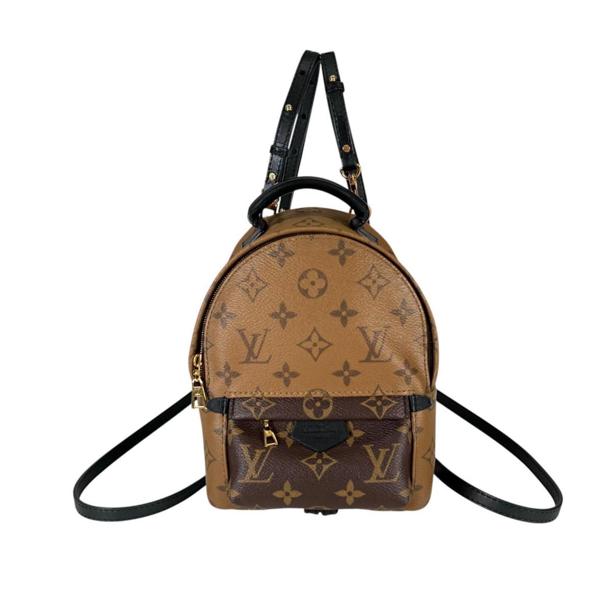 Louis Vuitton Brown Leather Backpack (Pre-Owned)