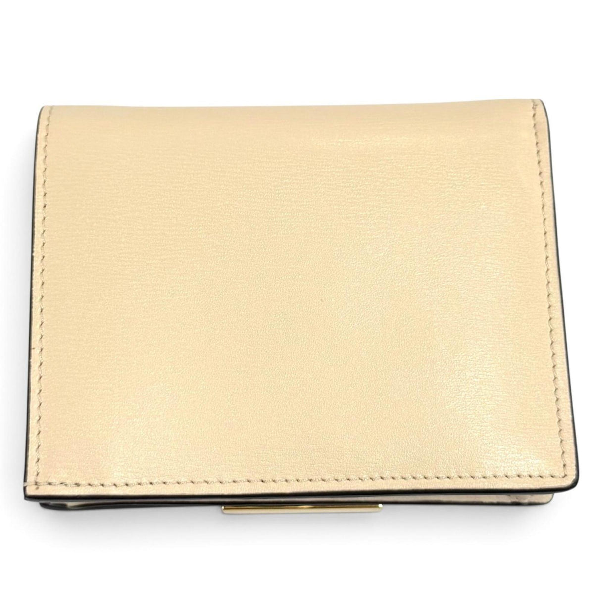 Fendi Beige Leather Wallet (Bi-Fold) (Pre-Owned)