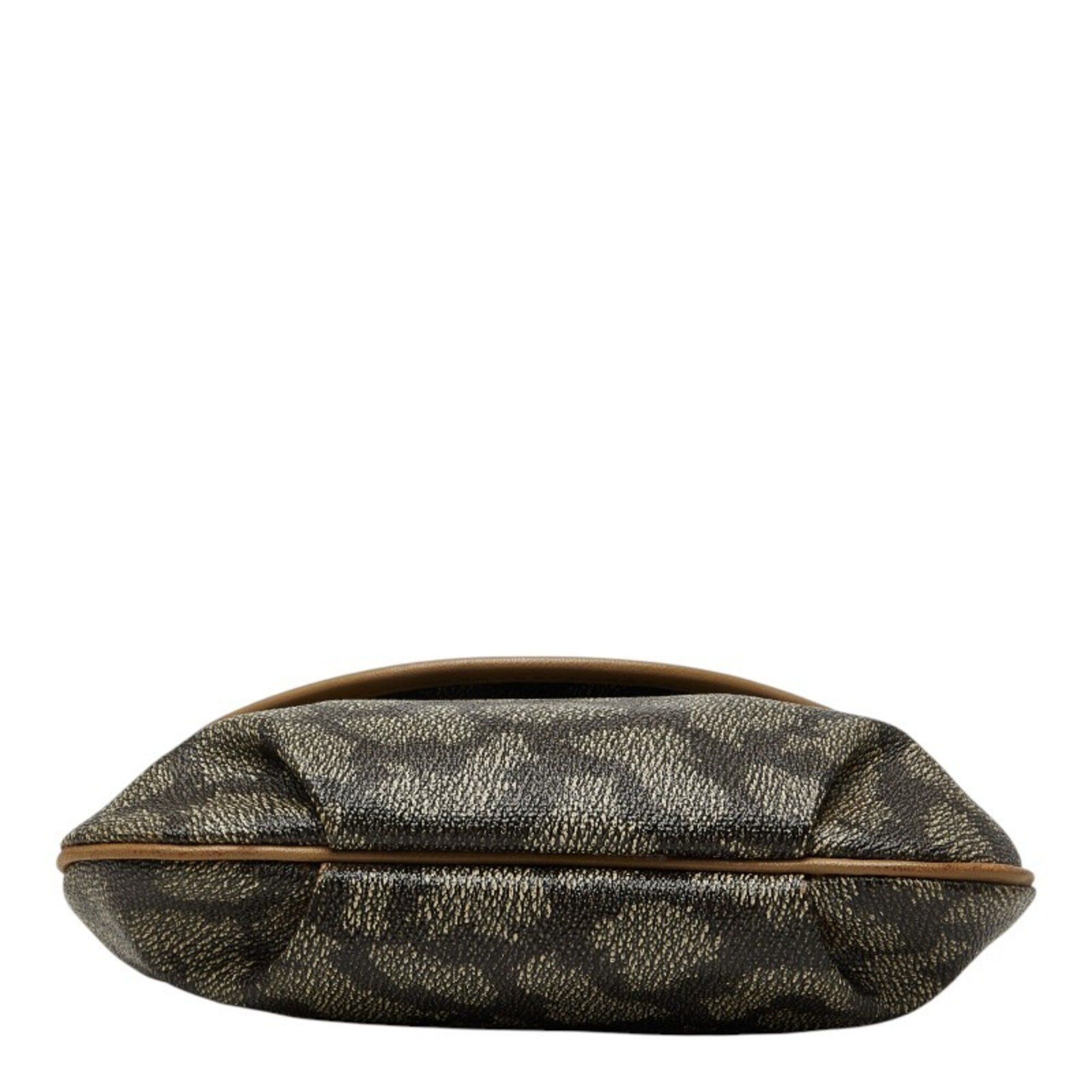 Saint Laurent Beige Brown Pvc Leather Shoulder Bag (Pre-Owned)